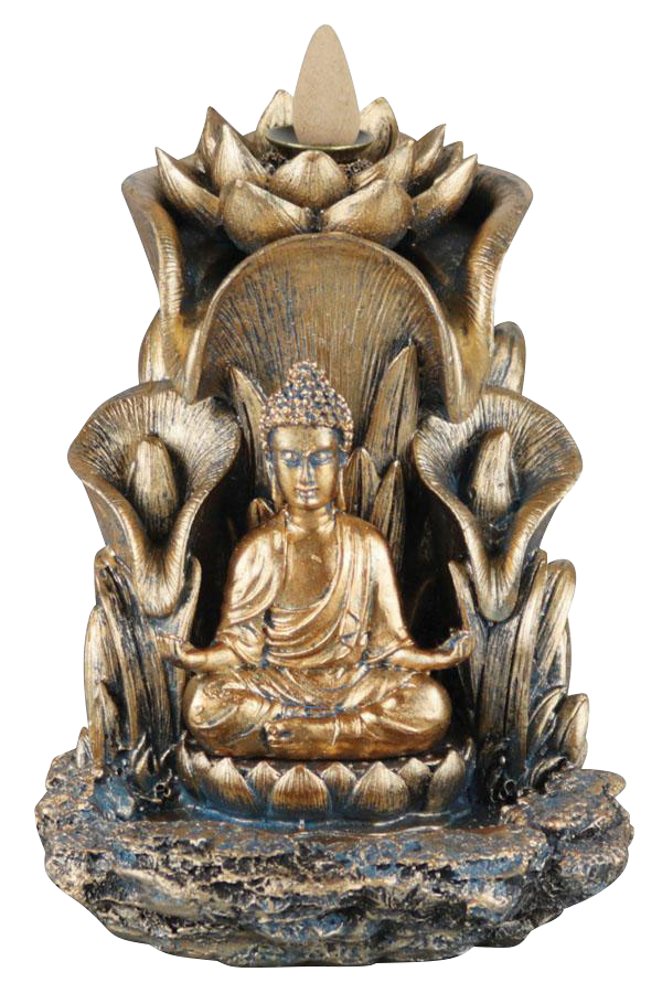 Exquisite Buddha Backflow Incense Burner for Tranquil Moments