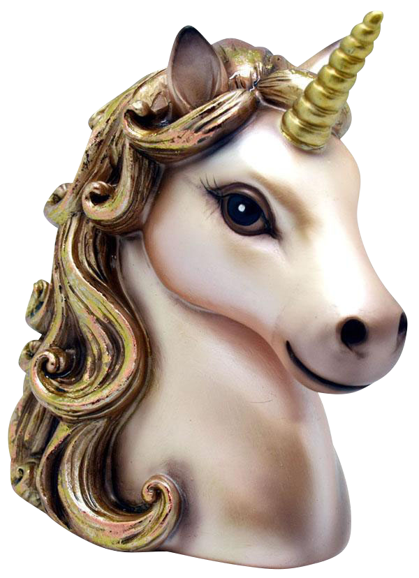 Adorable Polyresin Unicorn Savings Bank