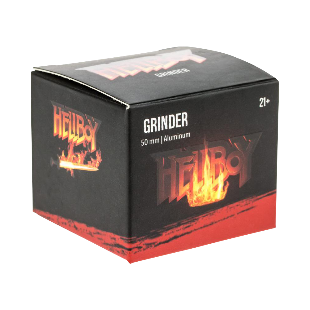 Hellboy Demon Head 4 - part Magnetic Aluminum Herb Grinder