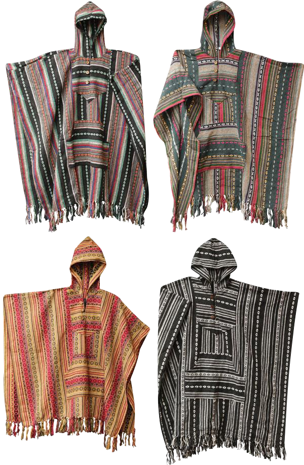 Gorgeous Large Dari Cotton Poncho - A Must - Have!