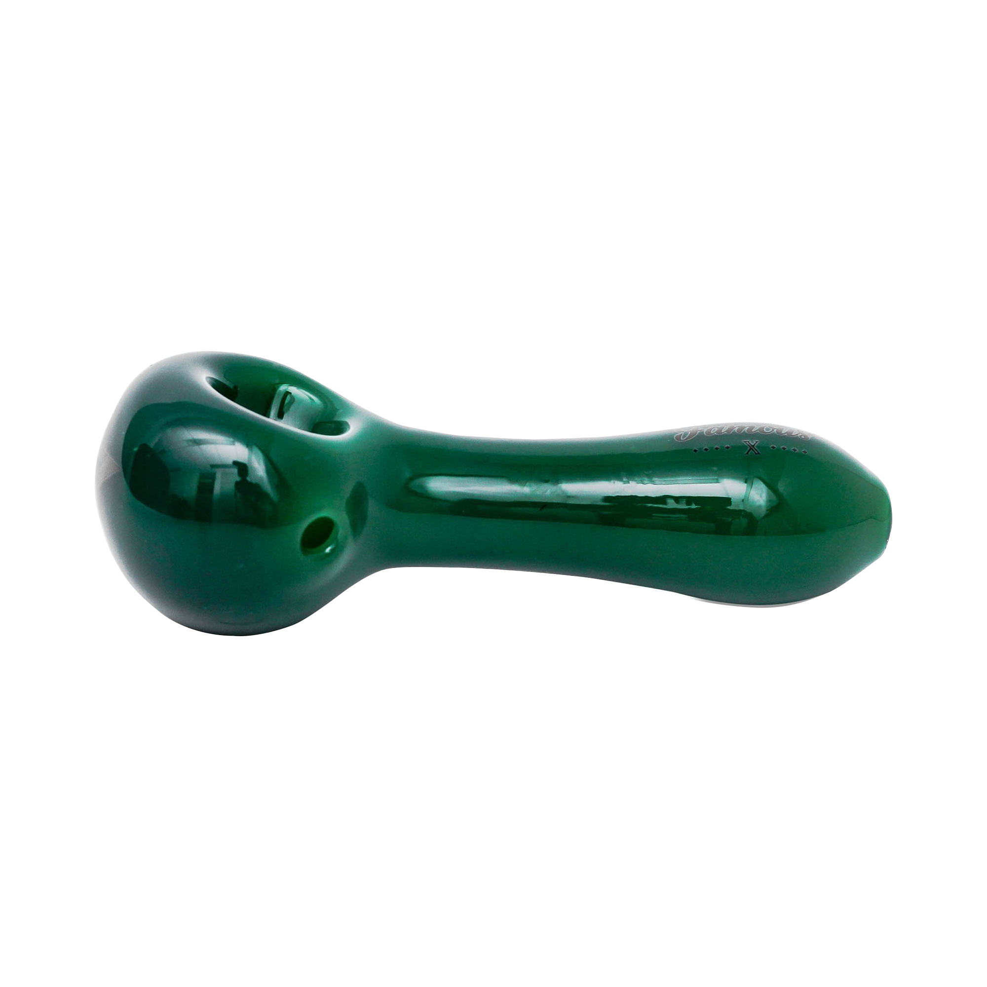 Famous X Premium Spoon Hand Pipe - Your On - the - Go Smoking Essential