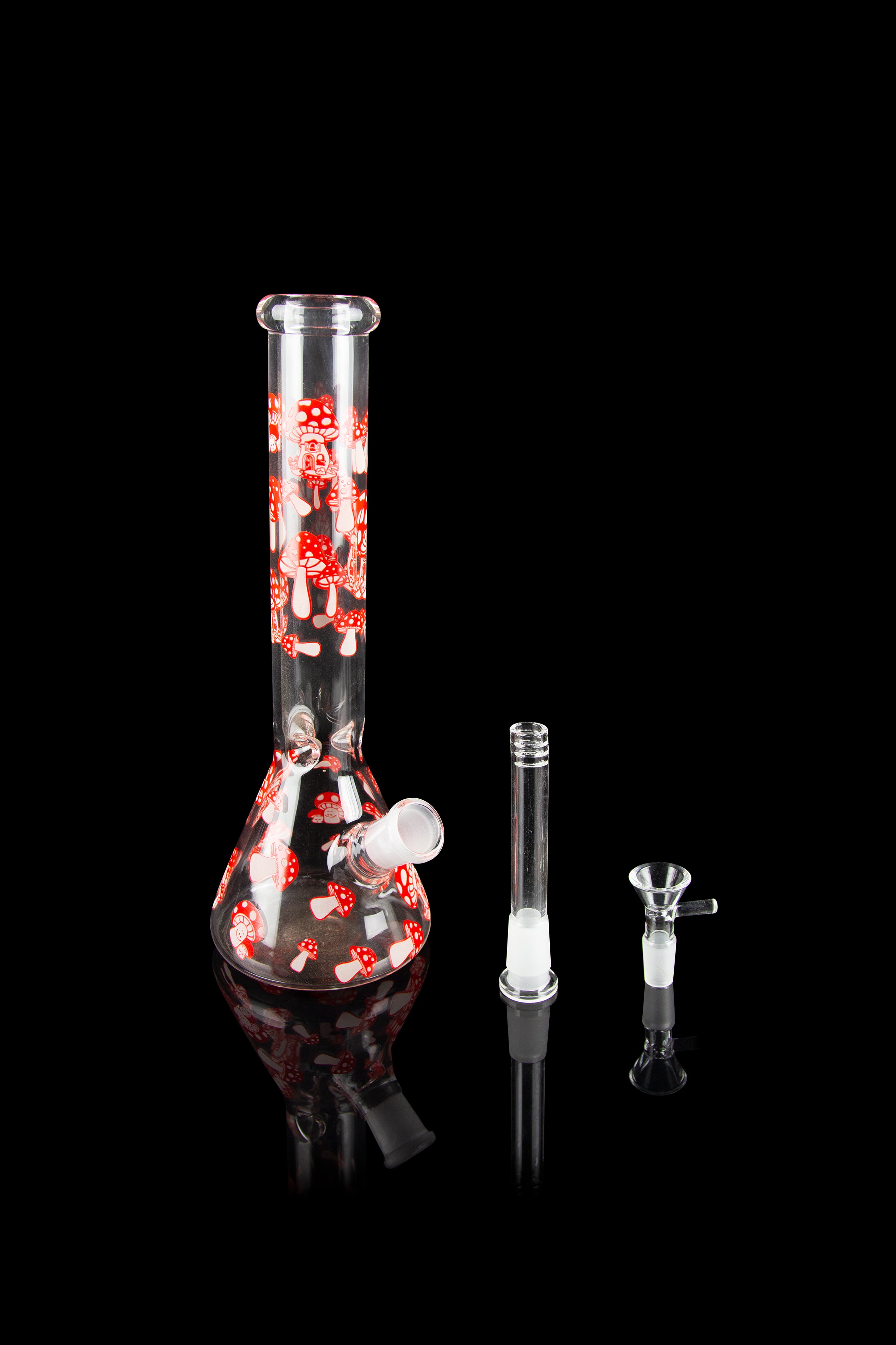 USA Bongs Mushroom Glow-in-the-Dark Water Pipe