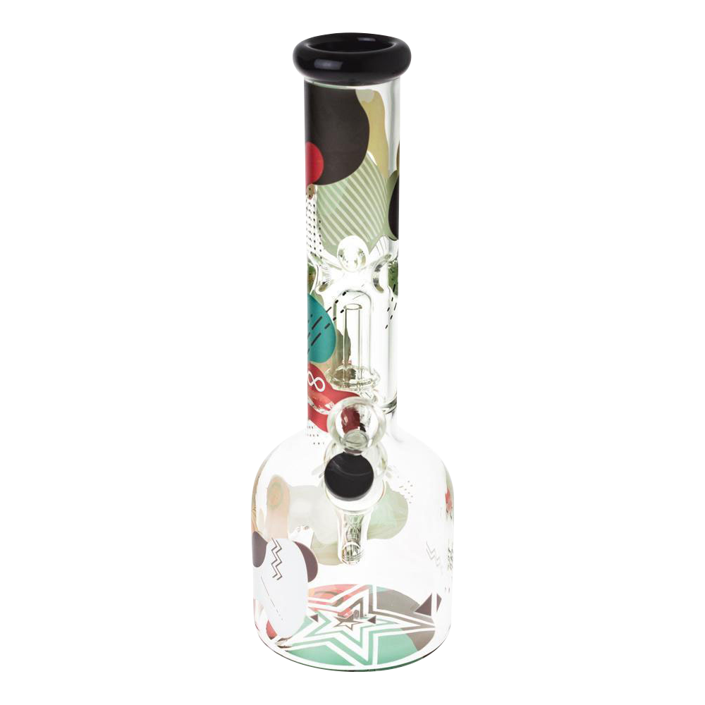 Famous Brandz Aquarius 12-Inch Stunning Glass Water Bong
