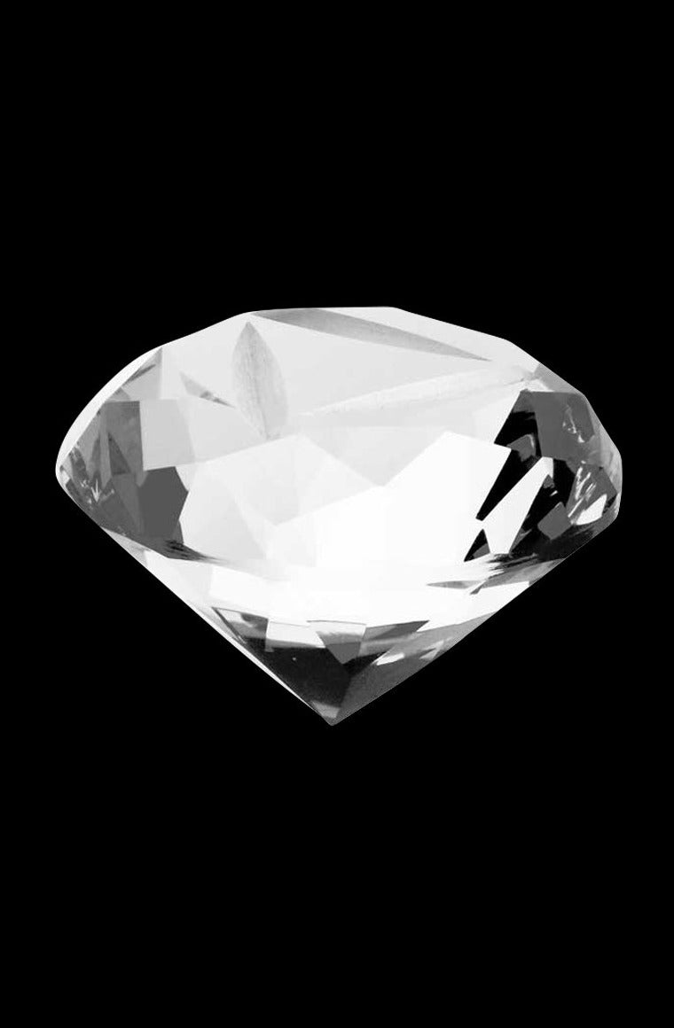 Gorgeous Full Diamond Flat Spin Channel Carb Cap