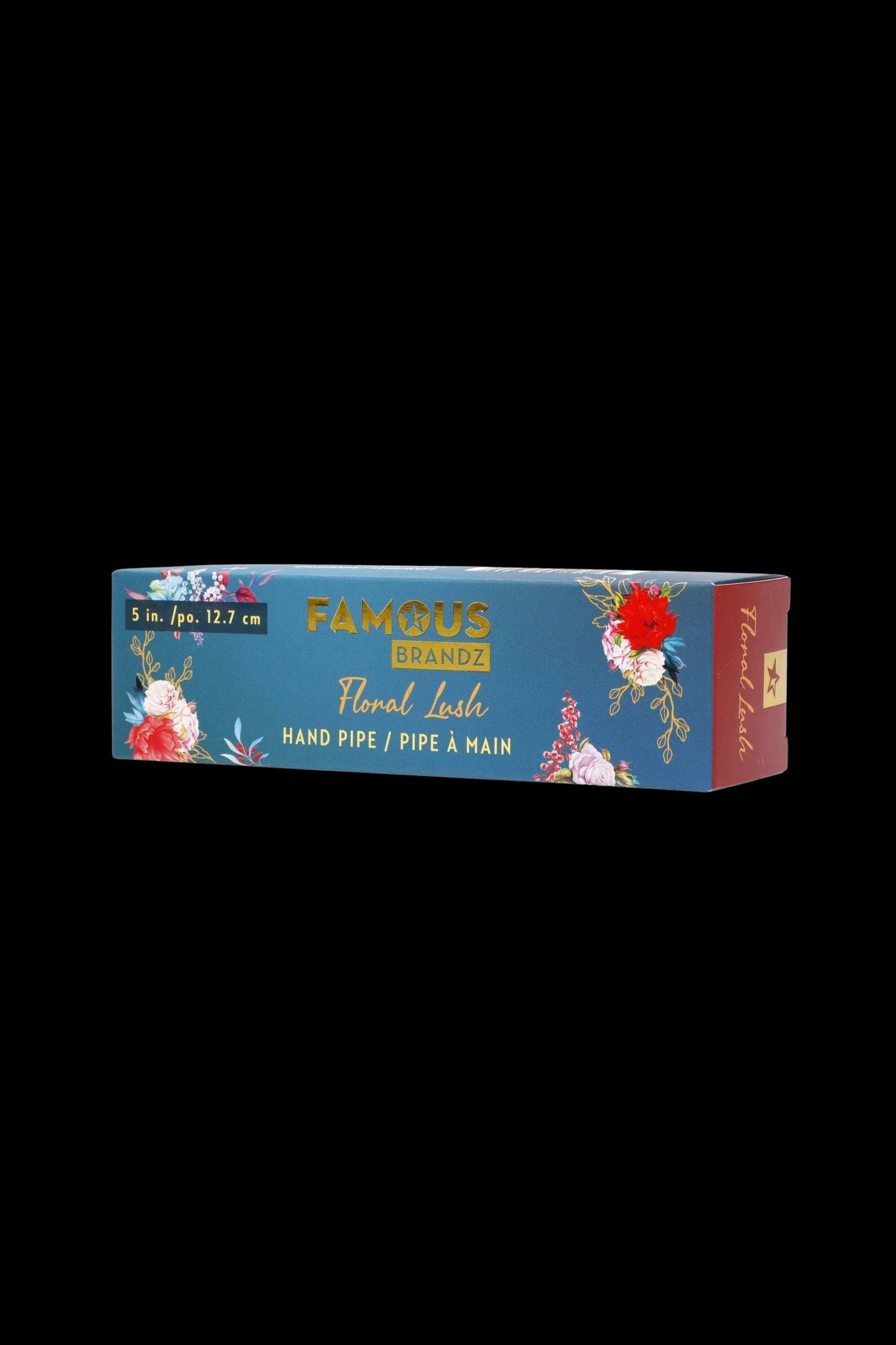 Exquisite Floral Lush Teal Crystal Hand Pipe: A Must-Have!