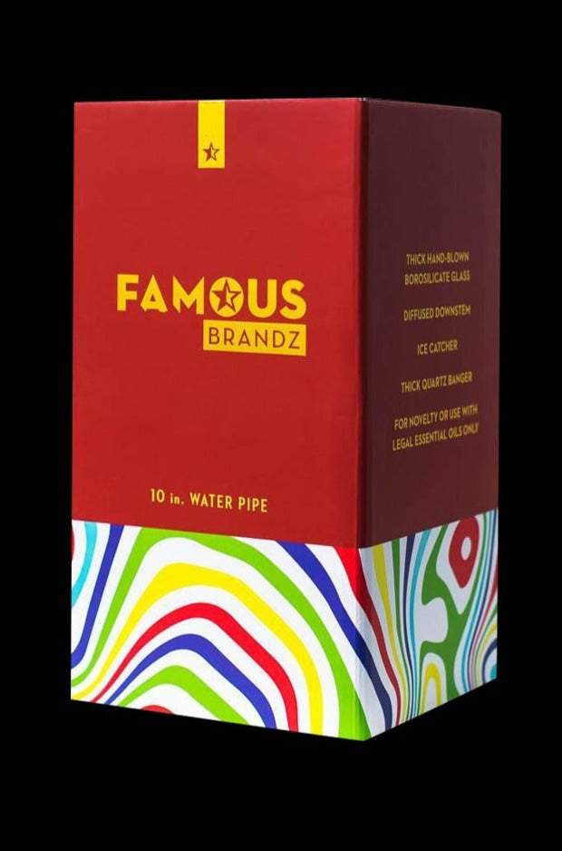 Famous Brandz Amnesia Dab Rig with Quartz Banger - A Trippy Smoking Experience