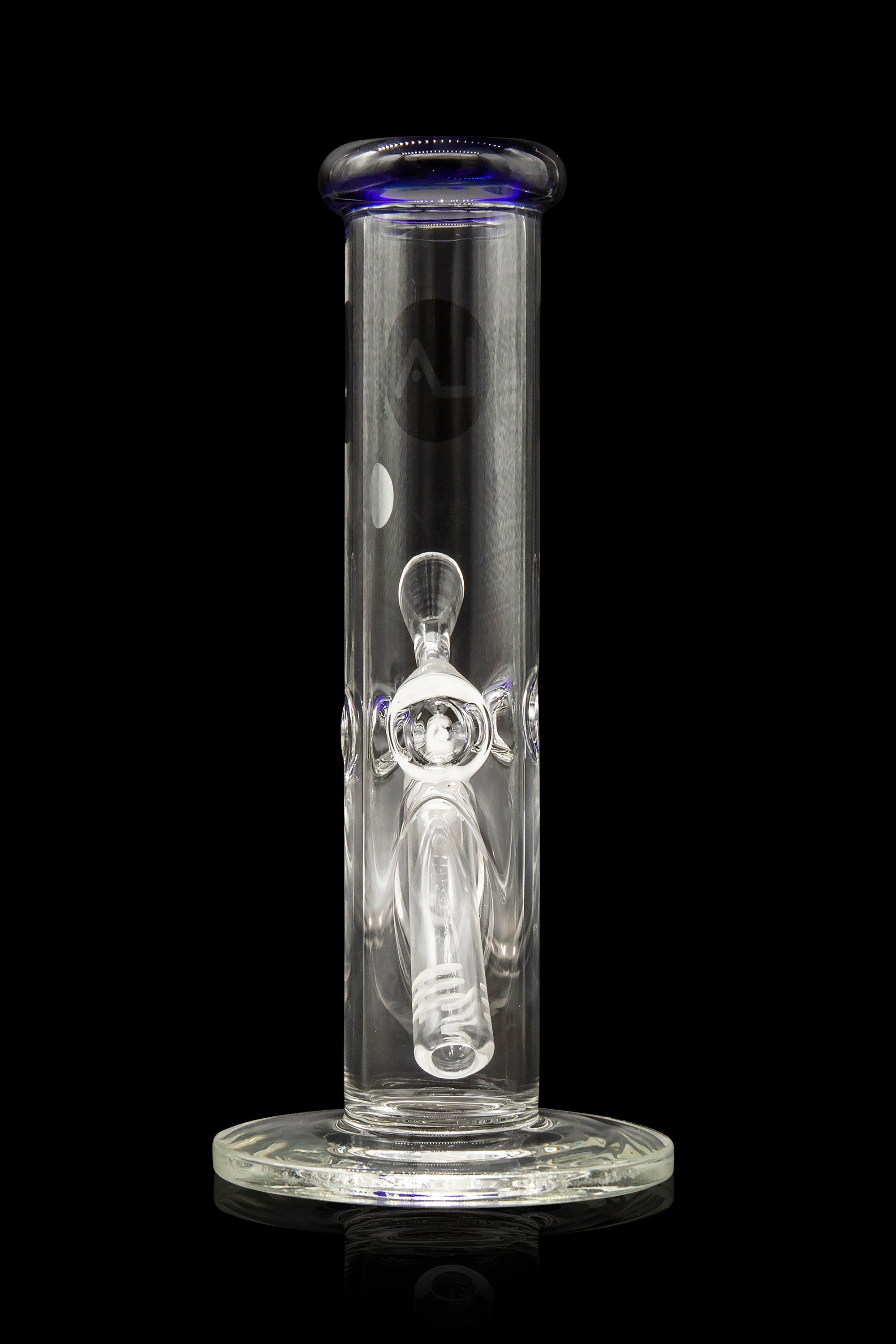 LA Pipes Borosilicate Glass Straight Tube Bong - A Timeless Classic