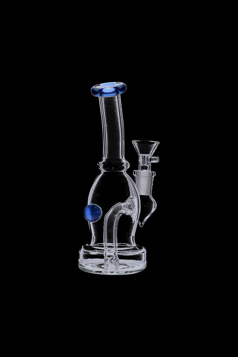 5.5-Inch Glass Bubbler with Fixed Diffuser - A Mini Marvel!