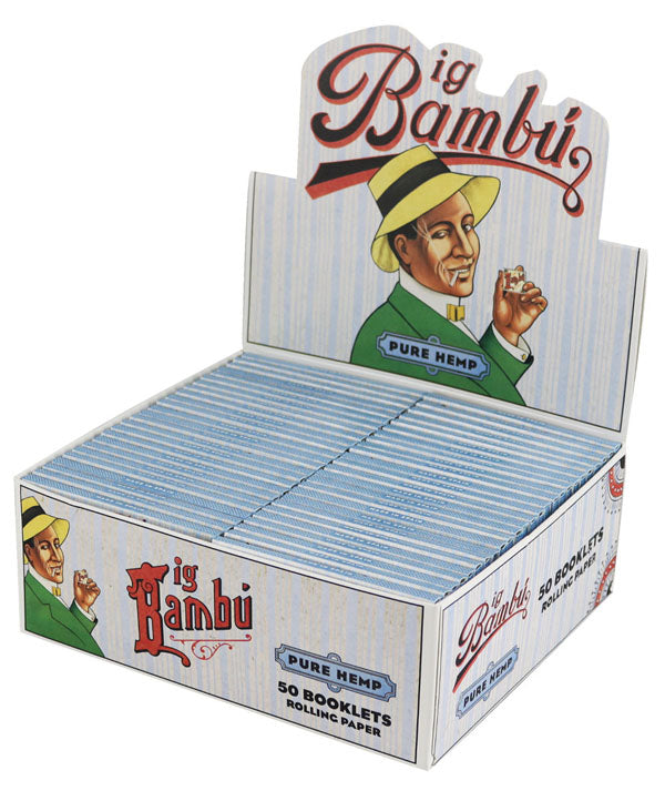 Bambu Premium 50-Pack Regular Hemp Rolling Papers