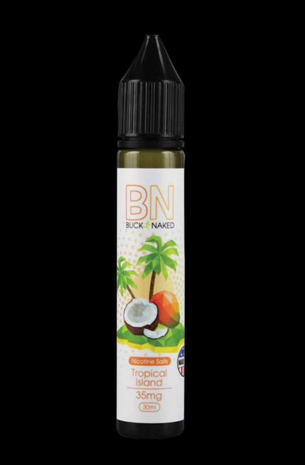 Buck Naked Tropical Island Nic Salt E-Liquid: A Tropical Vape Delight
