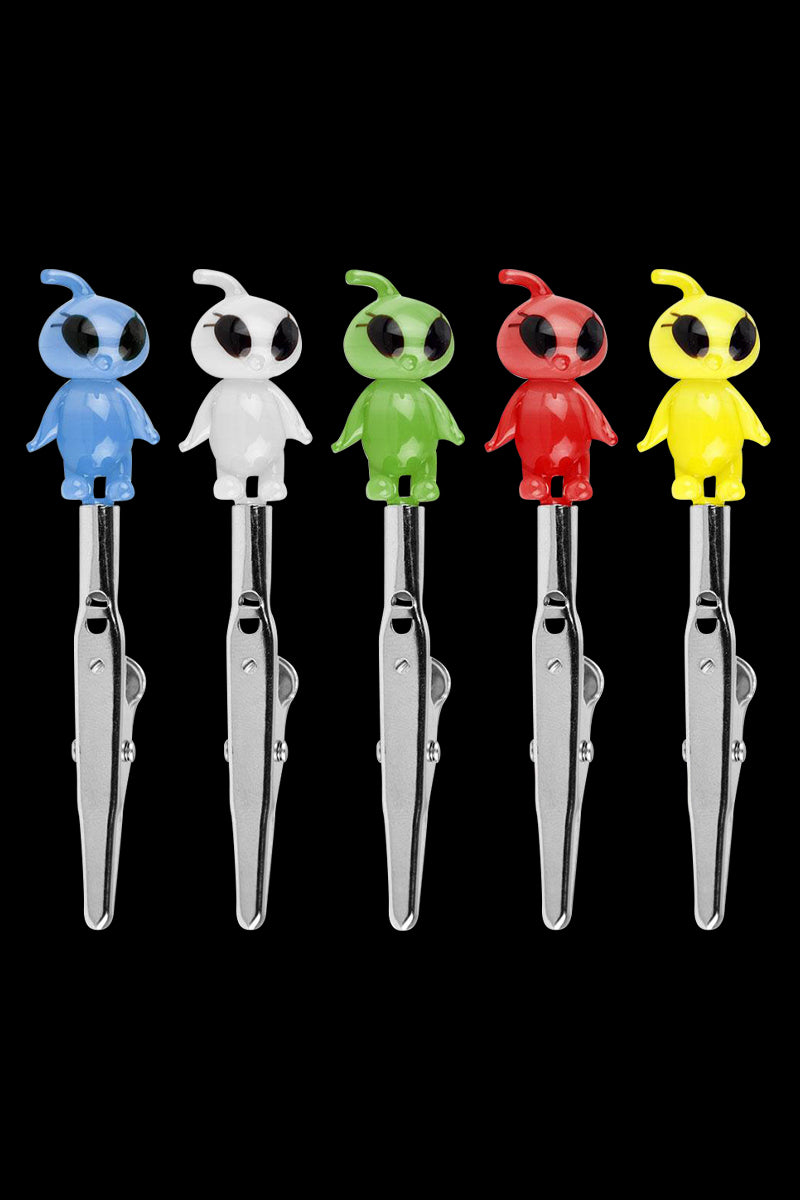 Adorable Femme Alien Glass Memo Clip - A Must - Have!