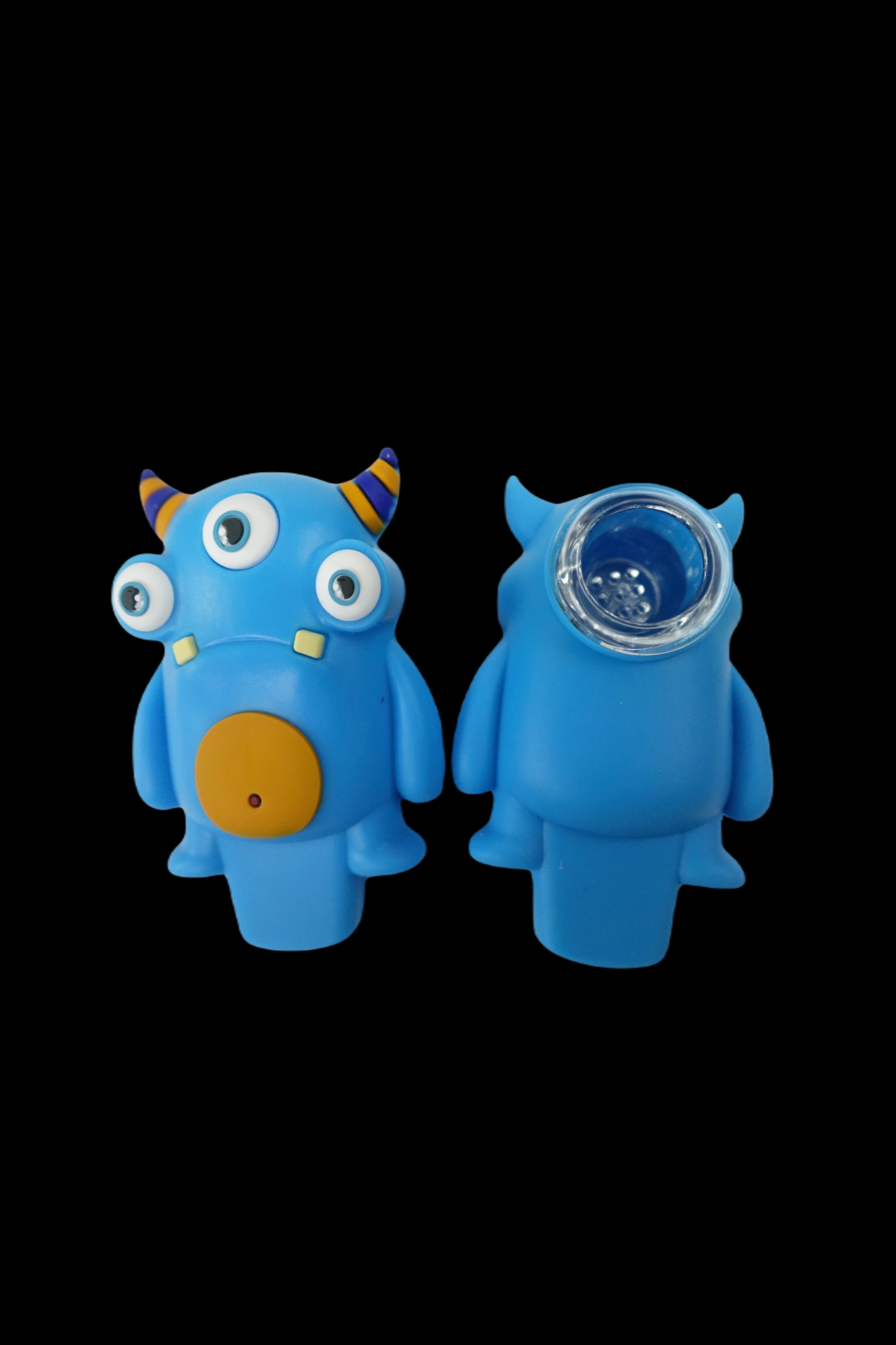 Cloud 8's Adorable 3-Eye Monster Silicone Hand Pipe