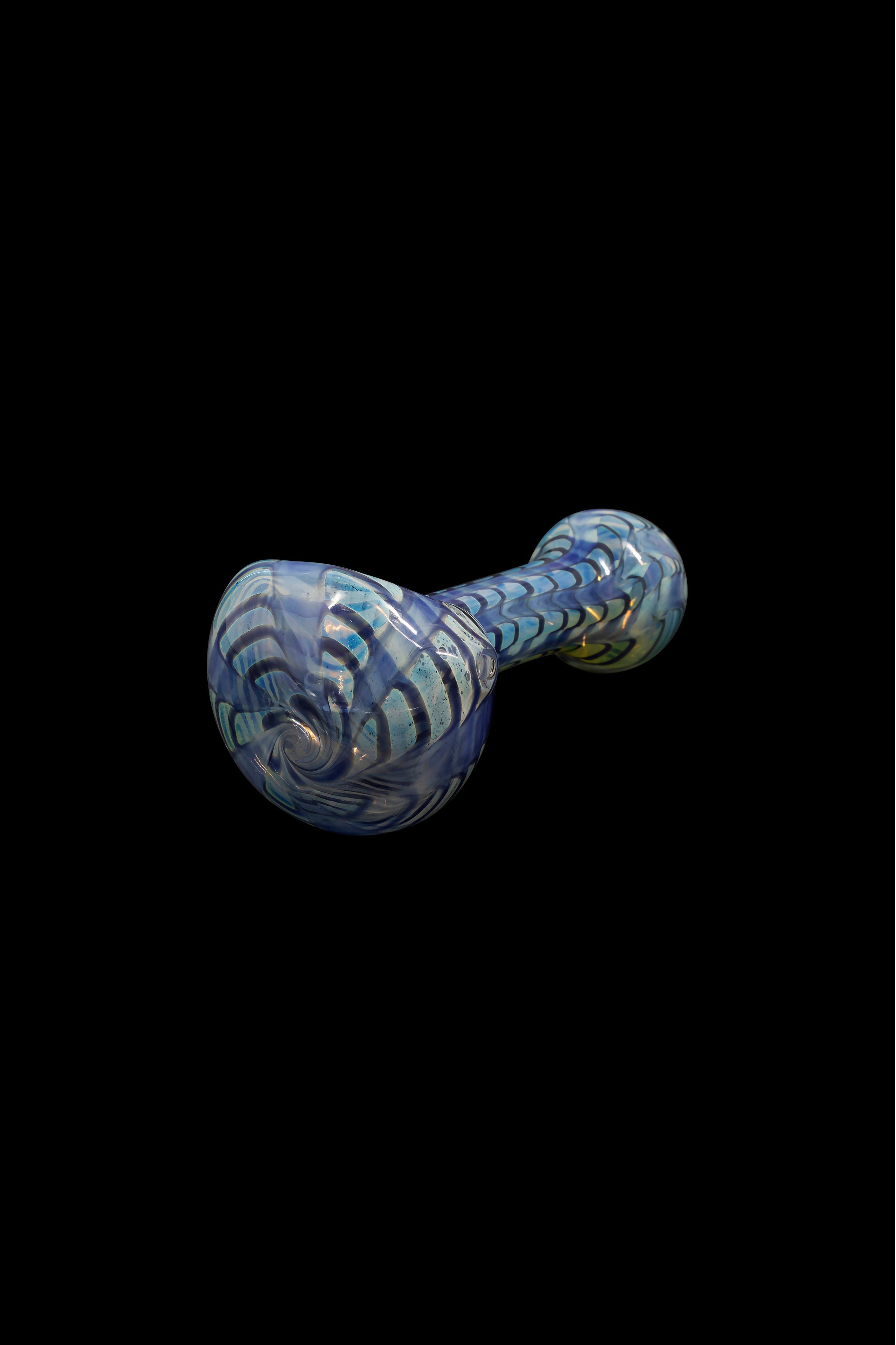 LA Pipes Candy Swirl Magic Glass Spoon Pipe