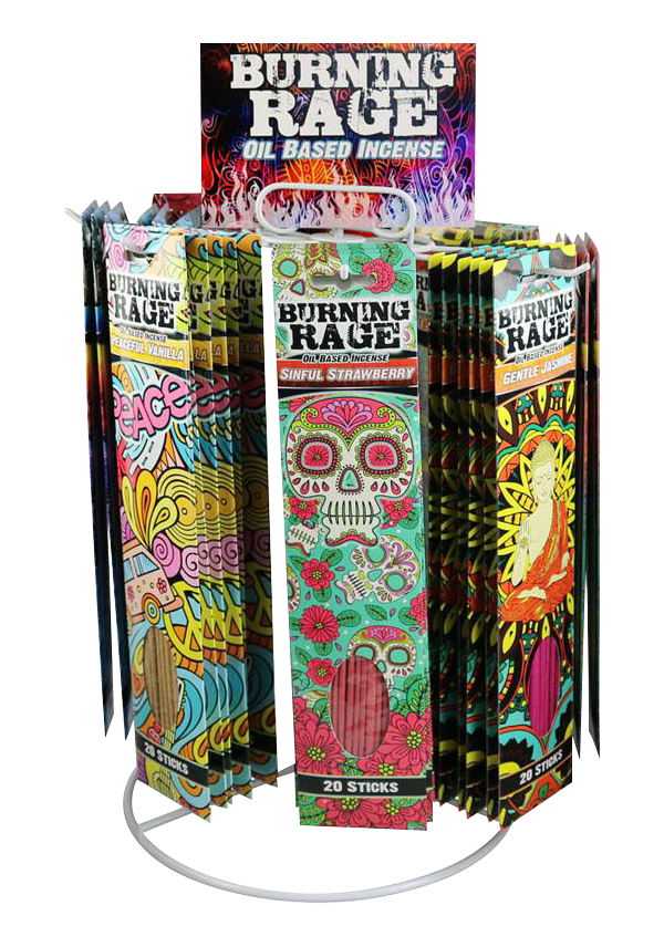 Burning Rage Incense - Massive 48-Pack Bundle