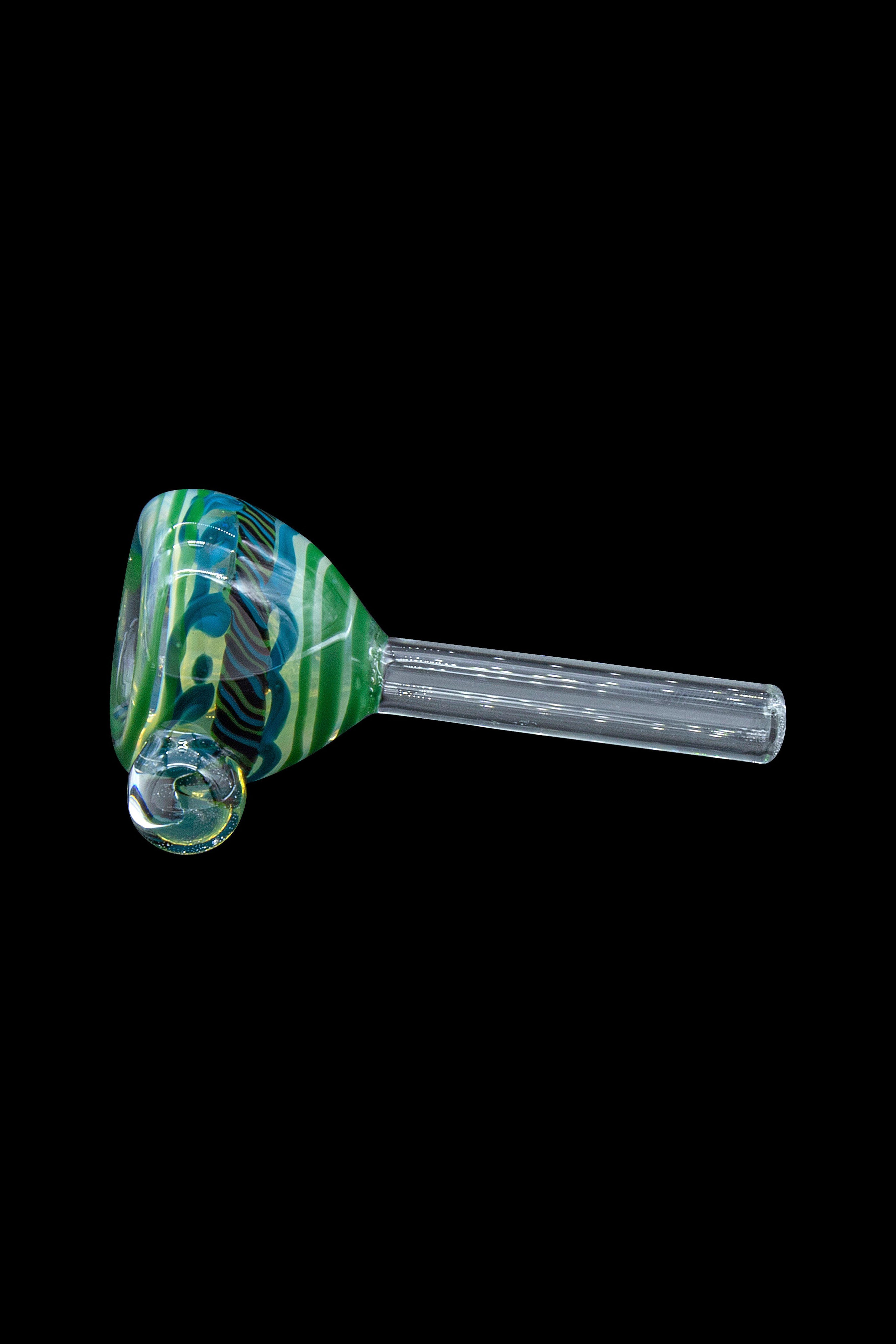 LA Pipes Painted Warrior: Stylish Pull - Stem Slide Bowl