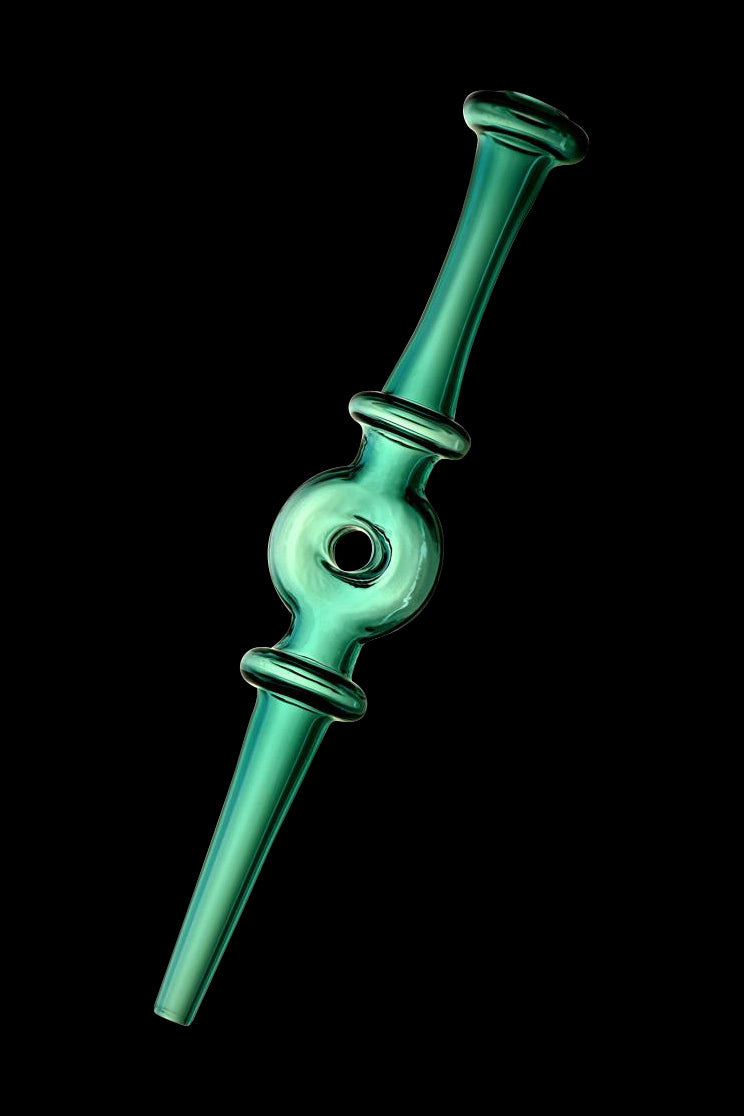 Colorful Glass Donut Vapor Straw - The Ultimate On - the - Go Nectar Collector
