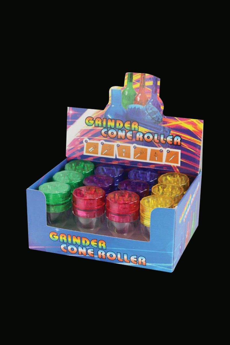 12-Pack Bulk Grinder & Cone Filler - The Ultimate Set