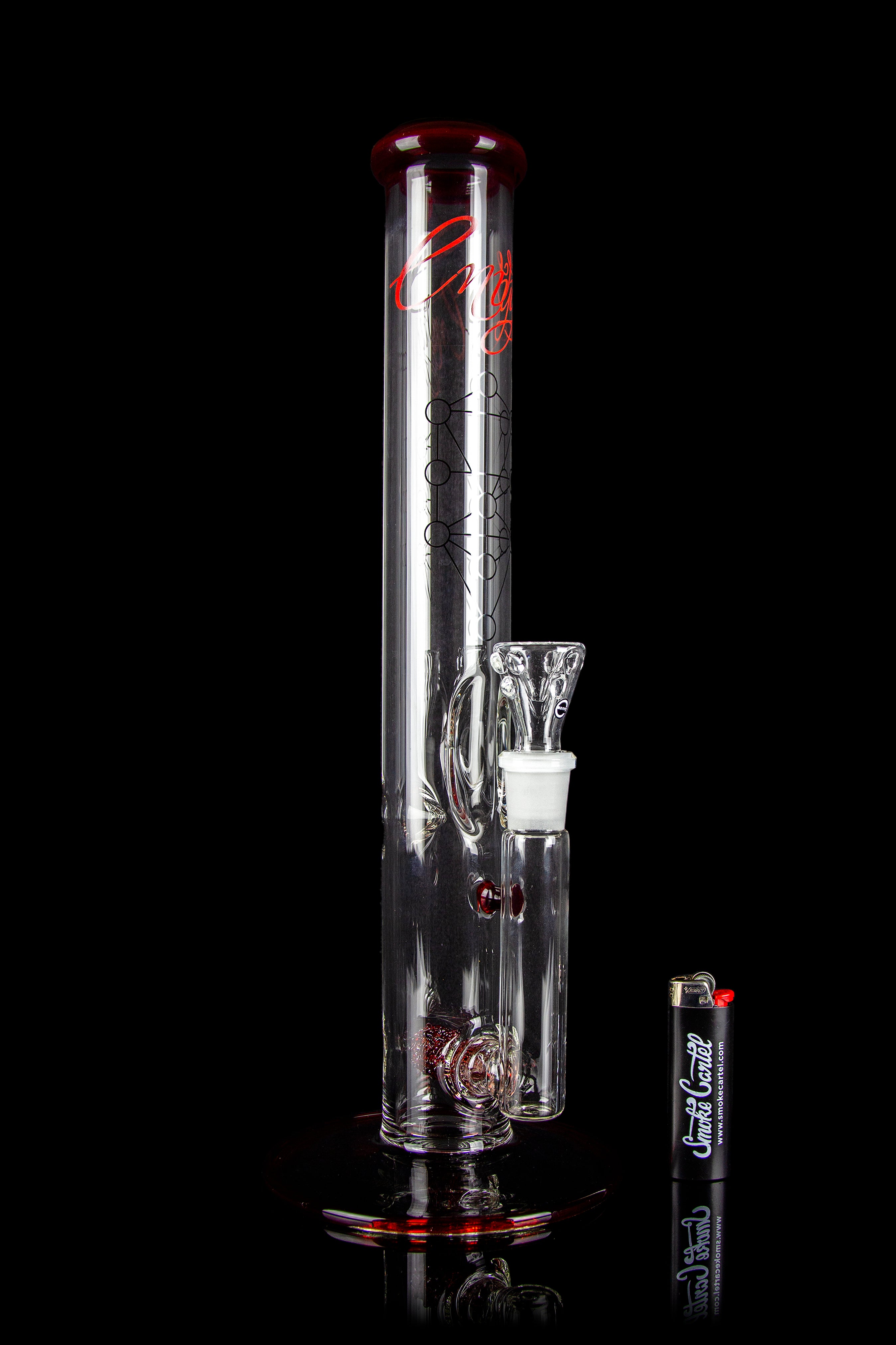 Envy Glass 17-Inch Pop Rocks Perc Straight Tube: A Sparkling Bong Experience