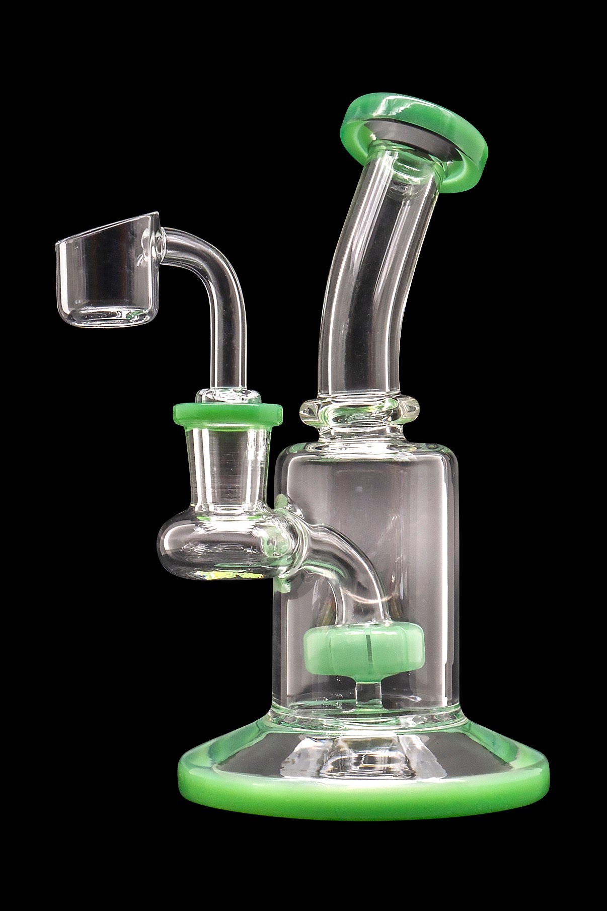 Stylish Colored Accent Dab Rig - Perfect for On-the-Go!