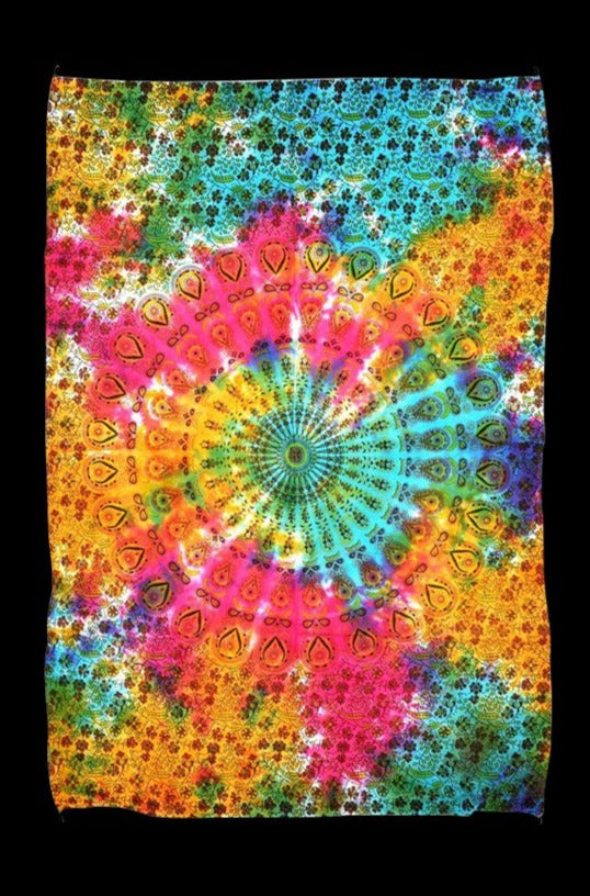 Enchanting Morpankhi Mini Tapestry Wall Hanging