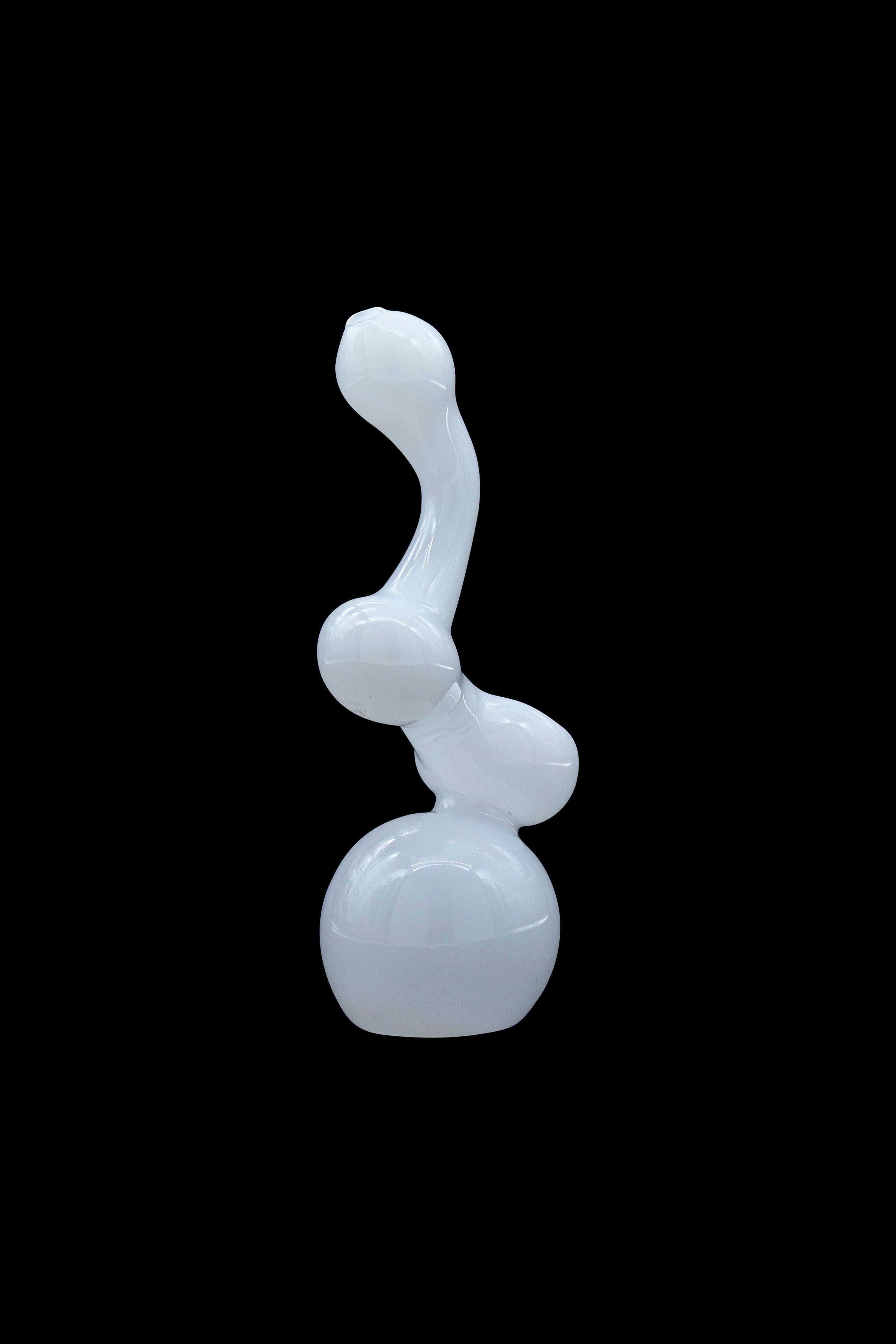 LA Pipes Ivory Sherlock Glass Pipe - A Stylish Smoking Companion