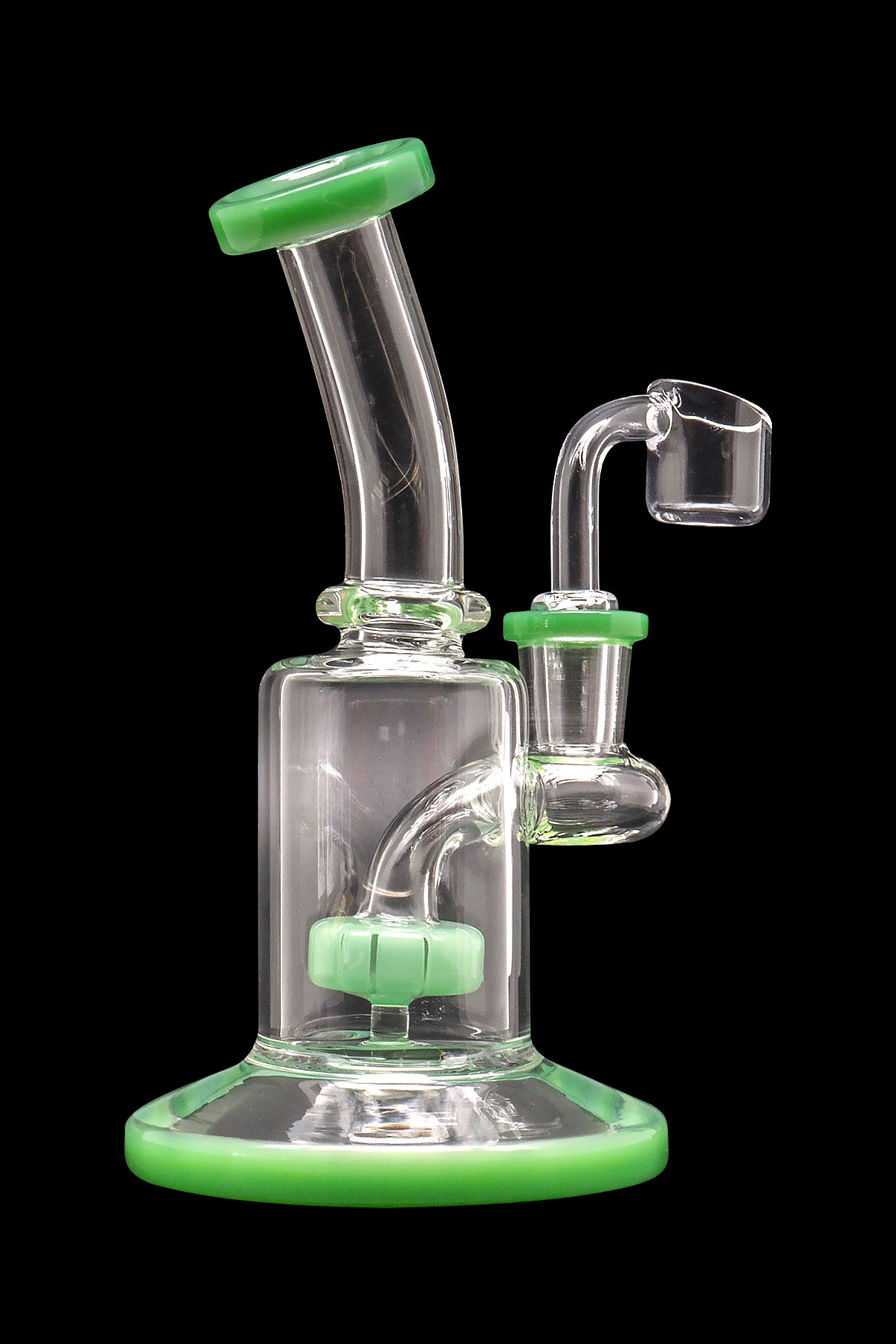 Stylish Colored Accent Dab Rig - Perfect for On-the-Go!