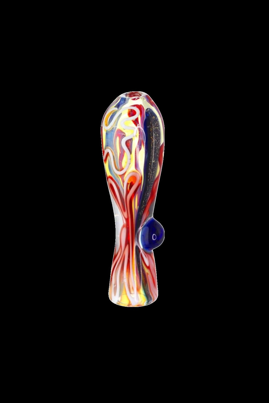 Stunning Brain Fold Chillum Pipe