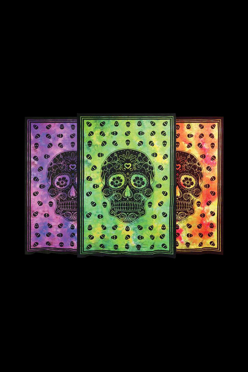 Eye - Catching Multi Skull Tapestry