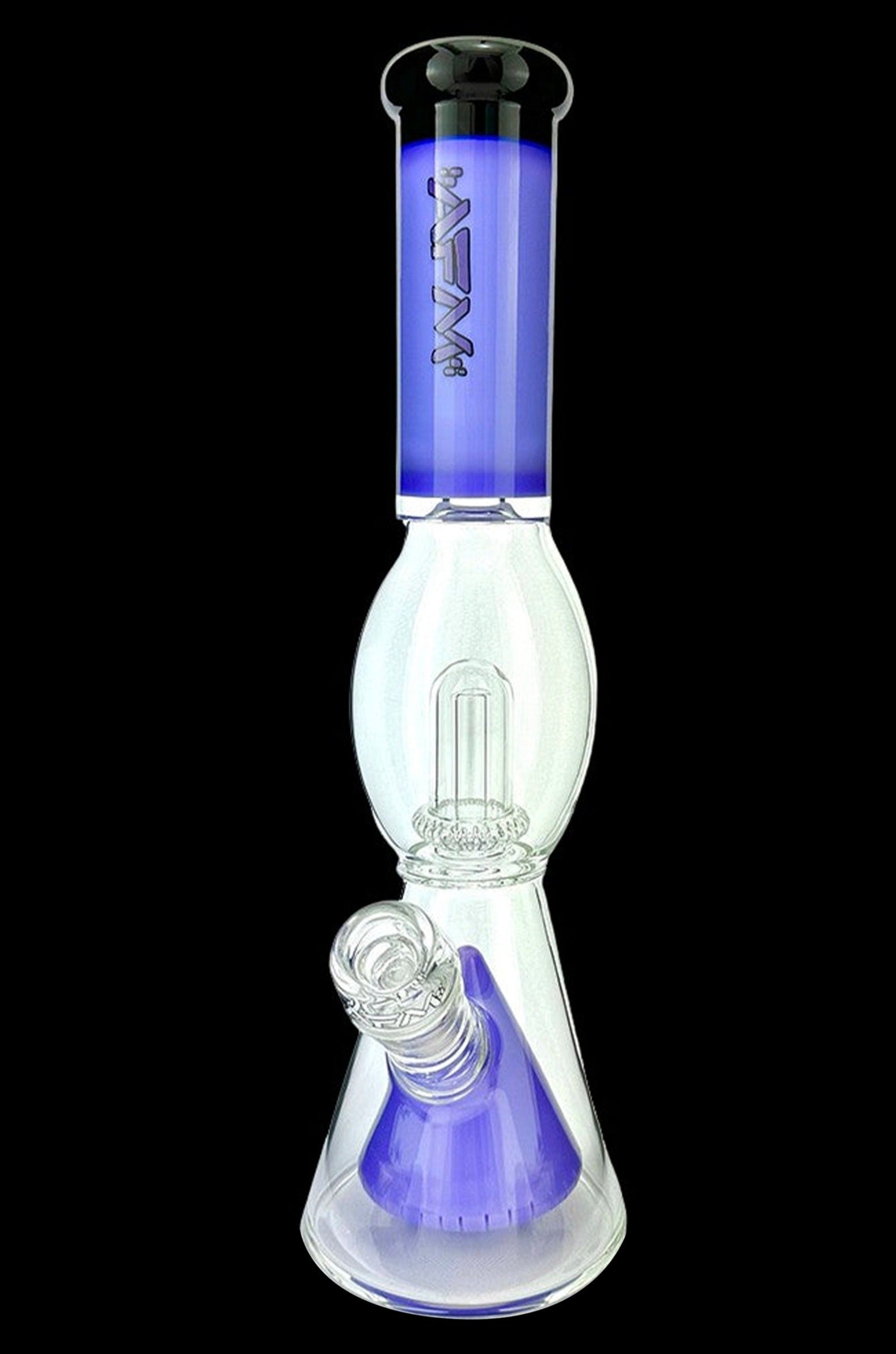 AFM Glass: Stunning UFO Pyramid Color Glass Beaker Bong