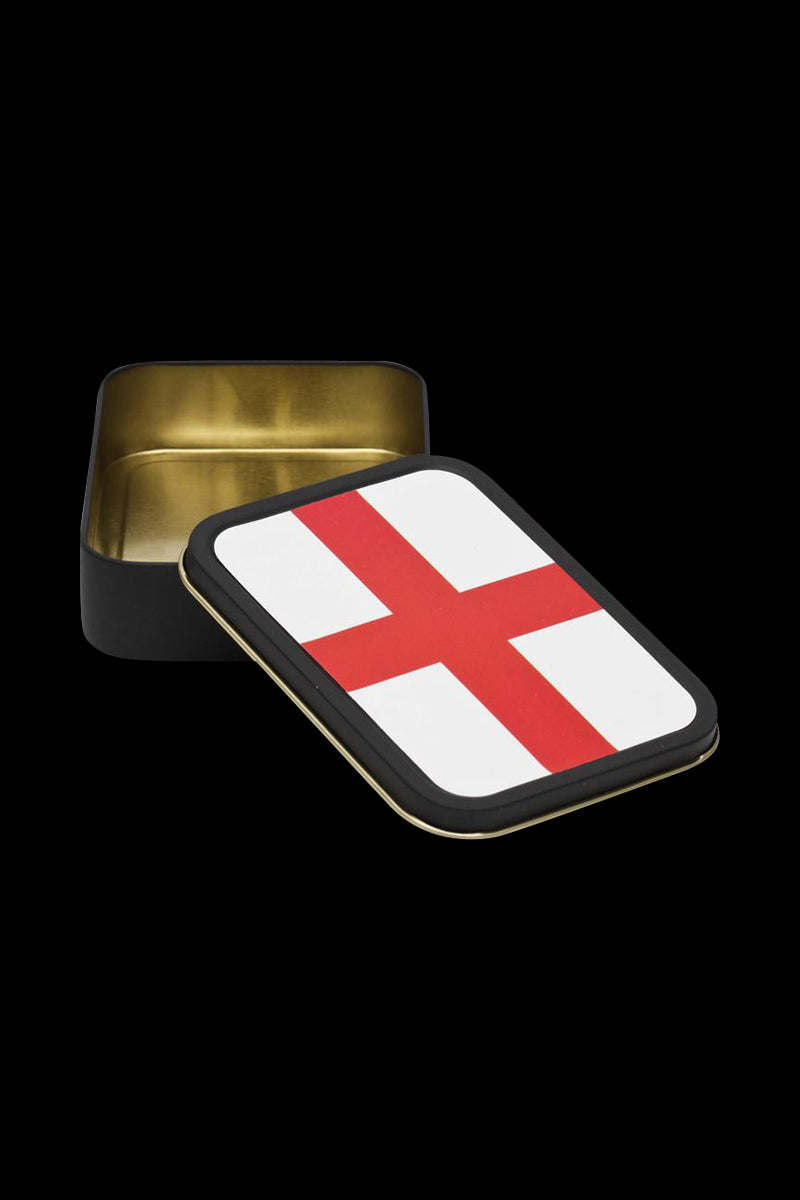 Awesome Metal Stash Tin Featuring England's Flag - St. George's Cross