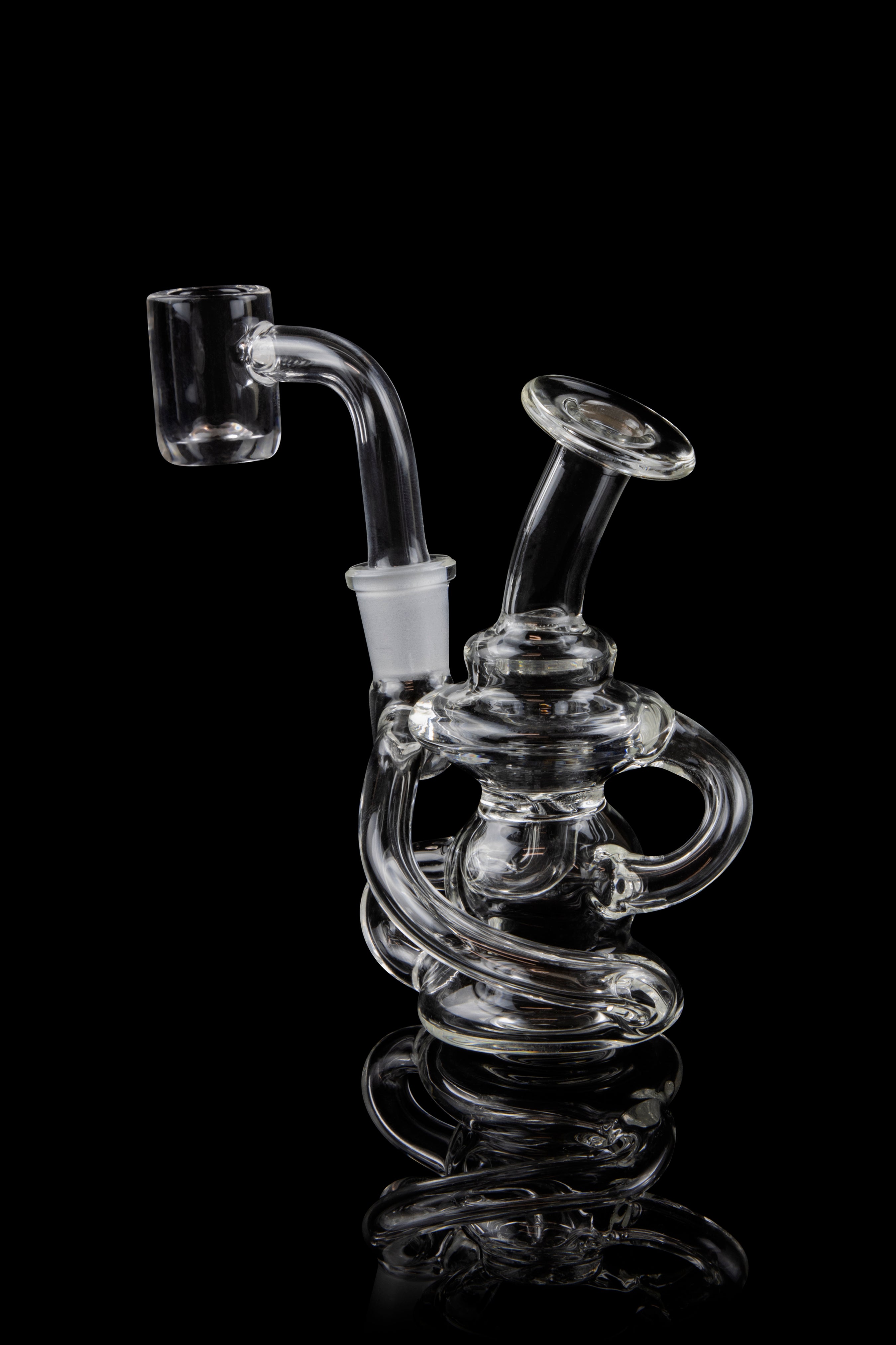 Cool Mini Dab Rig Recycler for Ultimate Dabbing