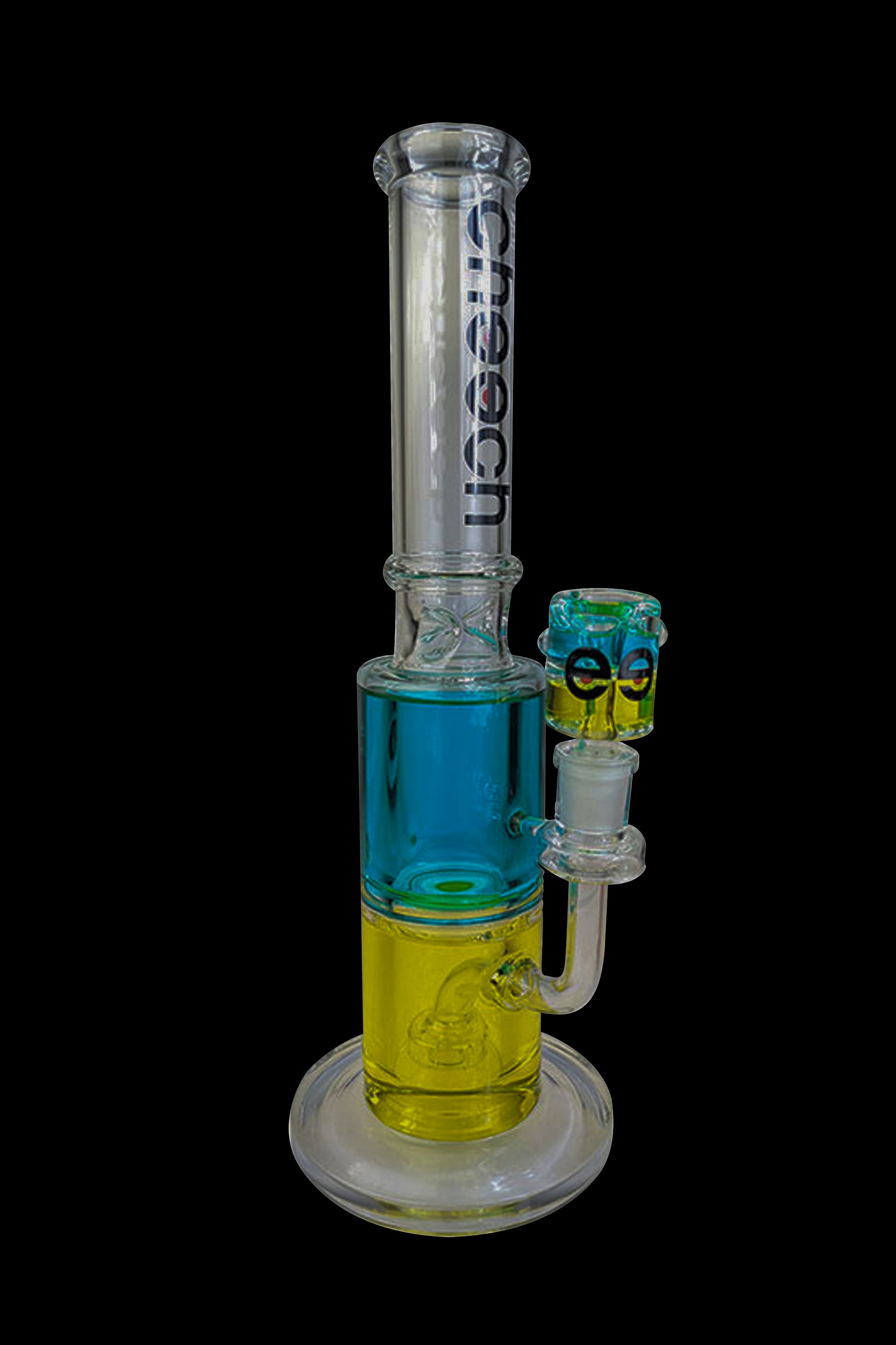 Cheech Glass Dual Color Glycerin Water Pipe - An Unforgettable Smoking Experience