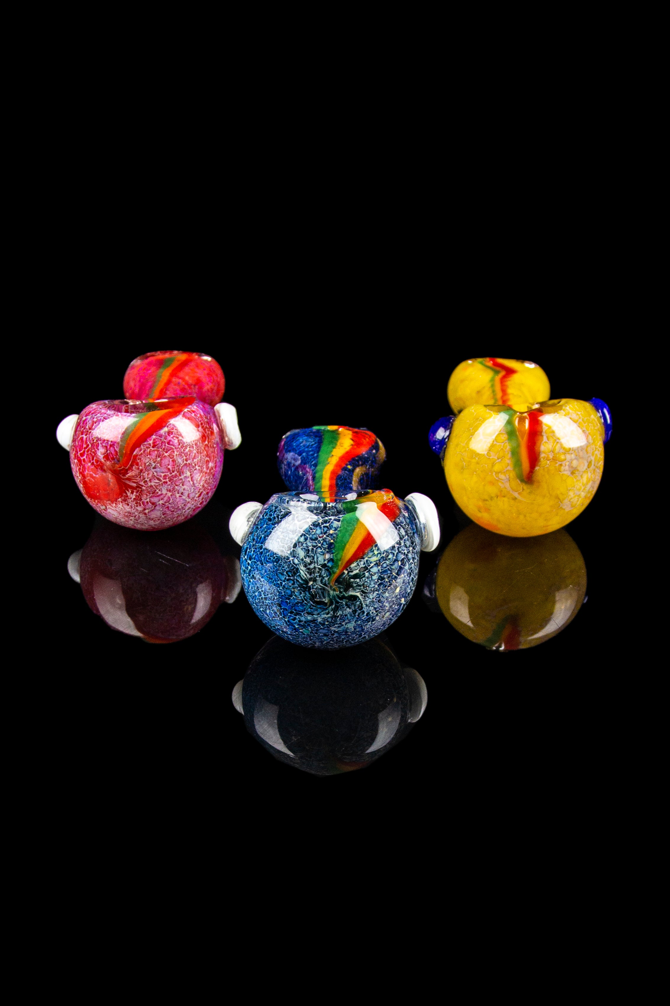 Stunning Striped Frit Hand Pipe