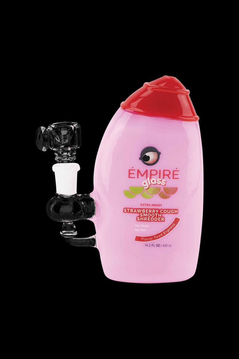 Empire Glassworks Strawberry Cough Shampoo-Inspired Mini Water Pipe