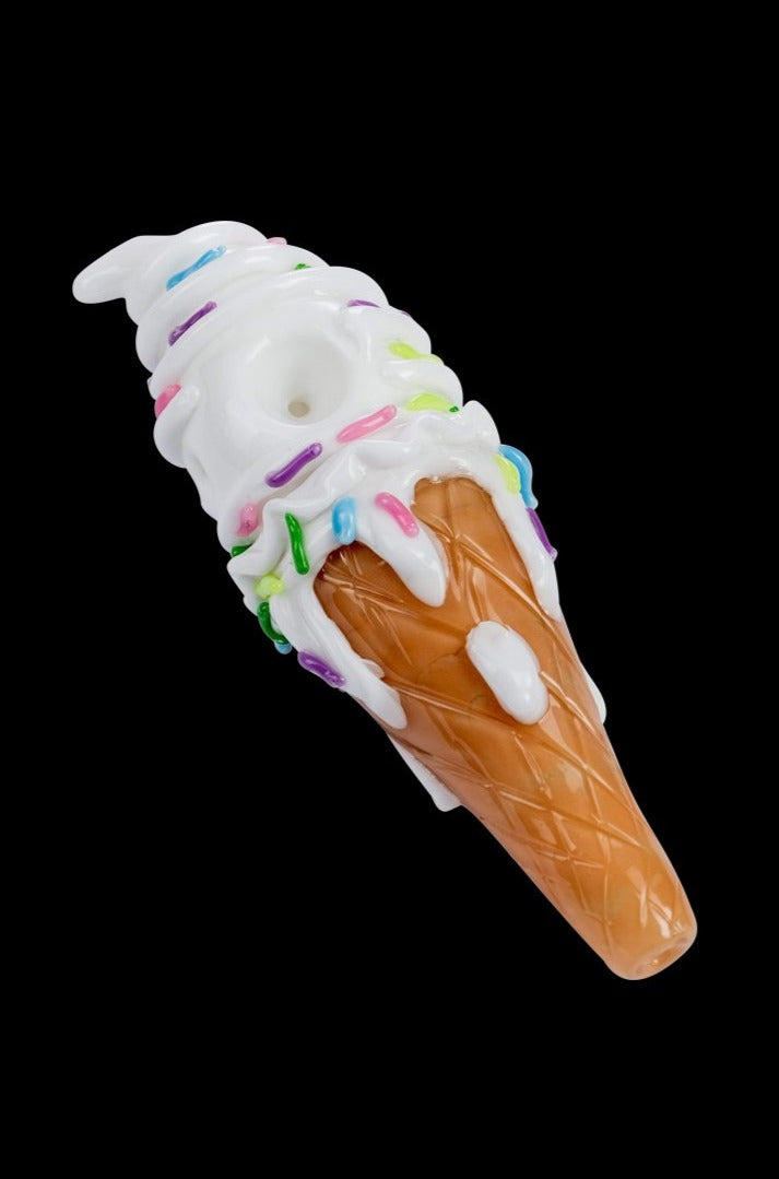 Empire Glassworks' Irresistible Sprinkles Ice Cream Cone Pipe