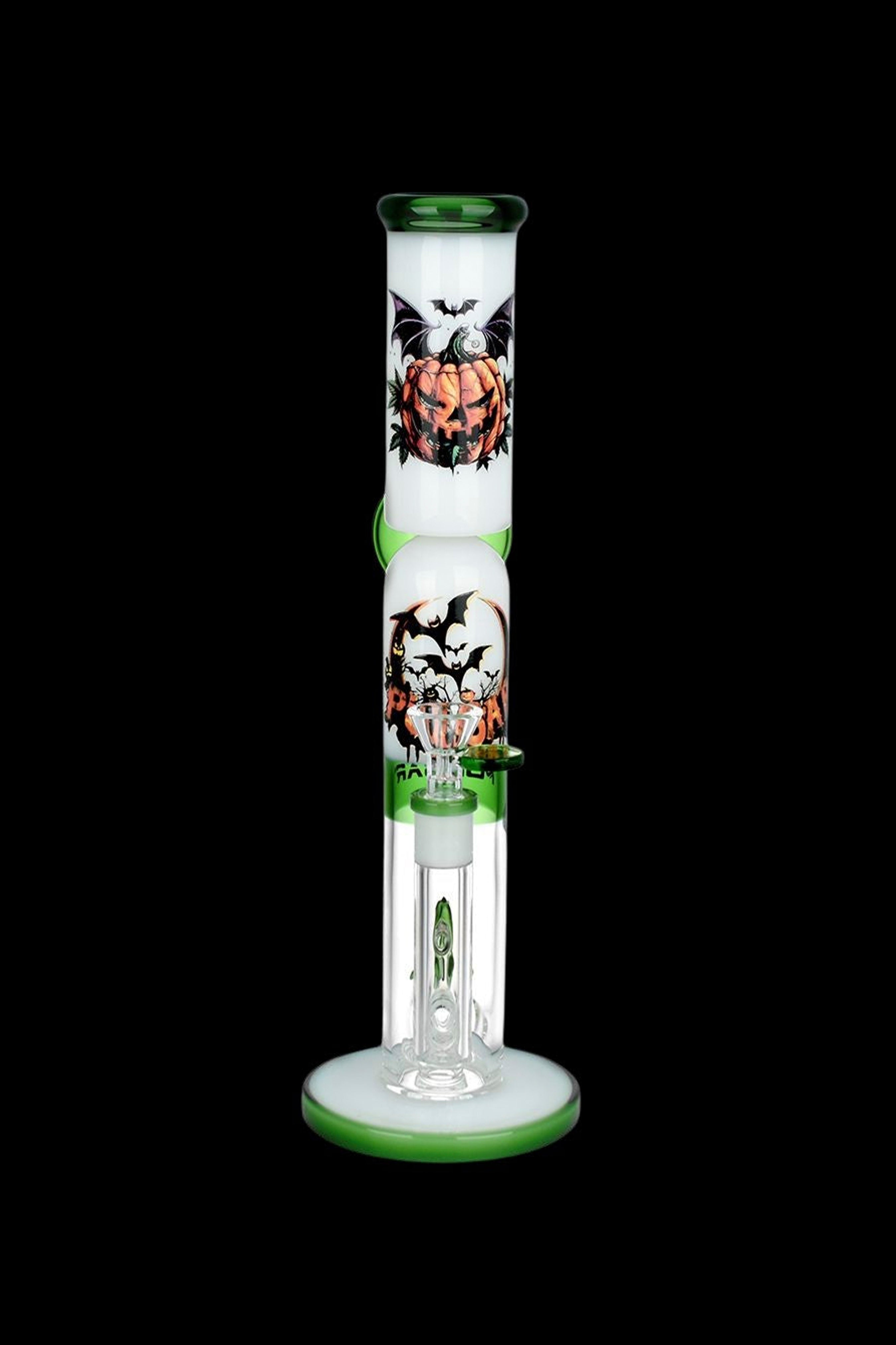 Pulsar Double Stacked Spooky Halloween Glass Water Pipe
