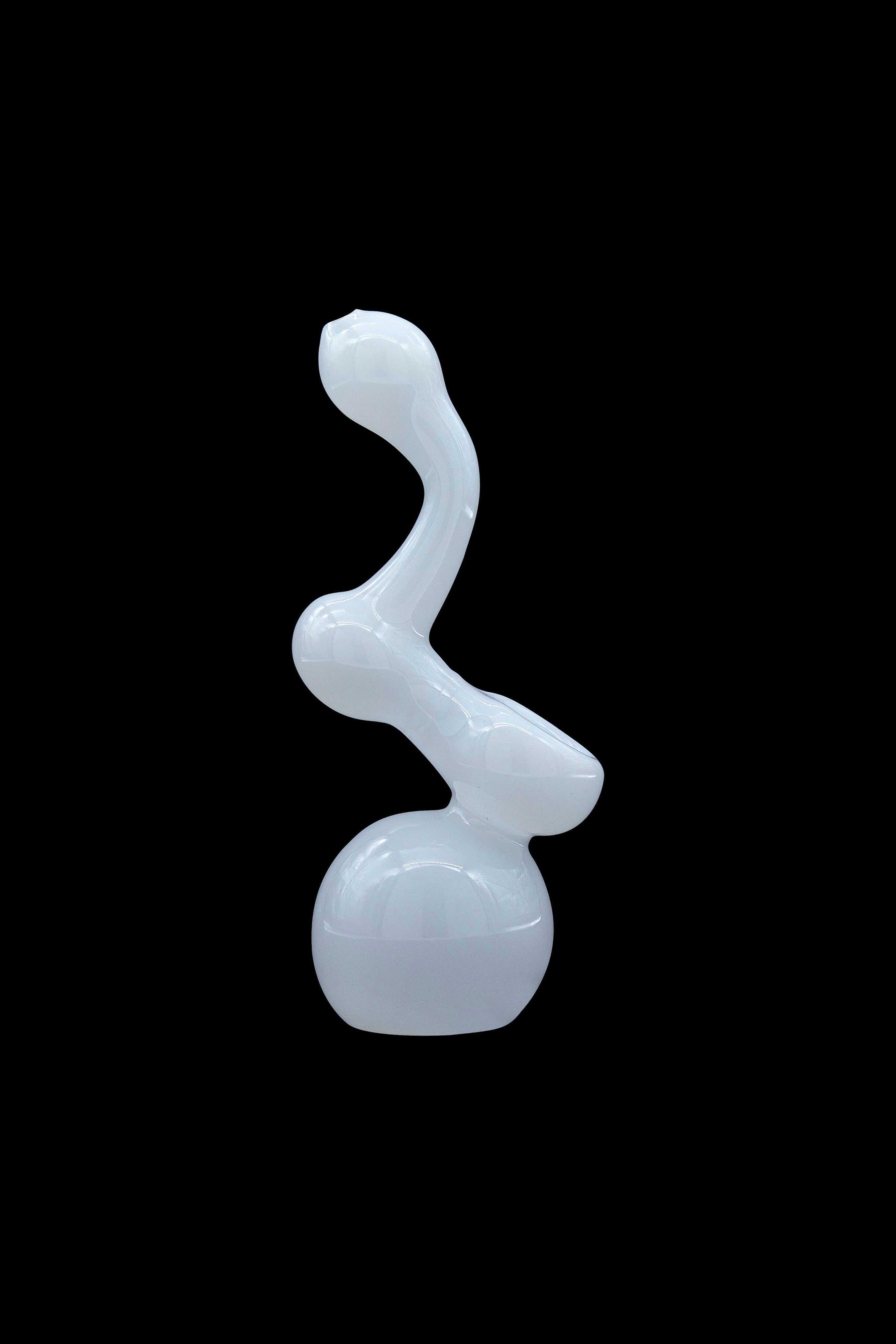 LA Pipes Ivory Sherlock Glass Pipe - A Stylish Smoking Companion