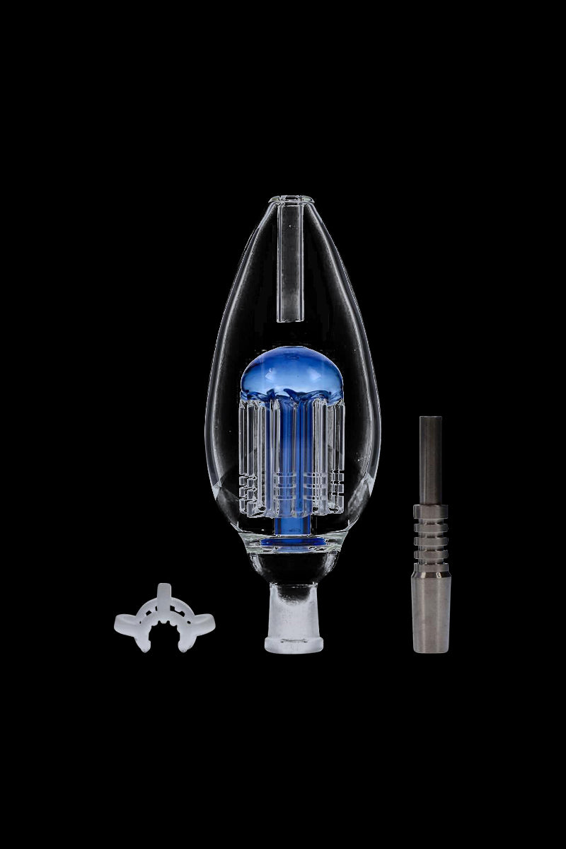 Cool Glass Nectar Collector with Tree Perc and Titanium Nail