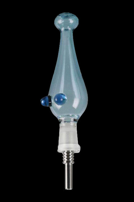 Awesome Portable Glass Dab Straw with Titanium Tip