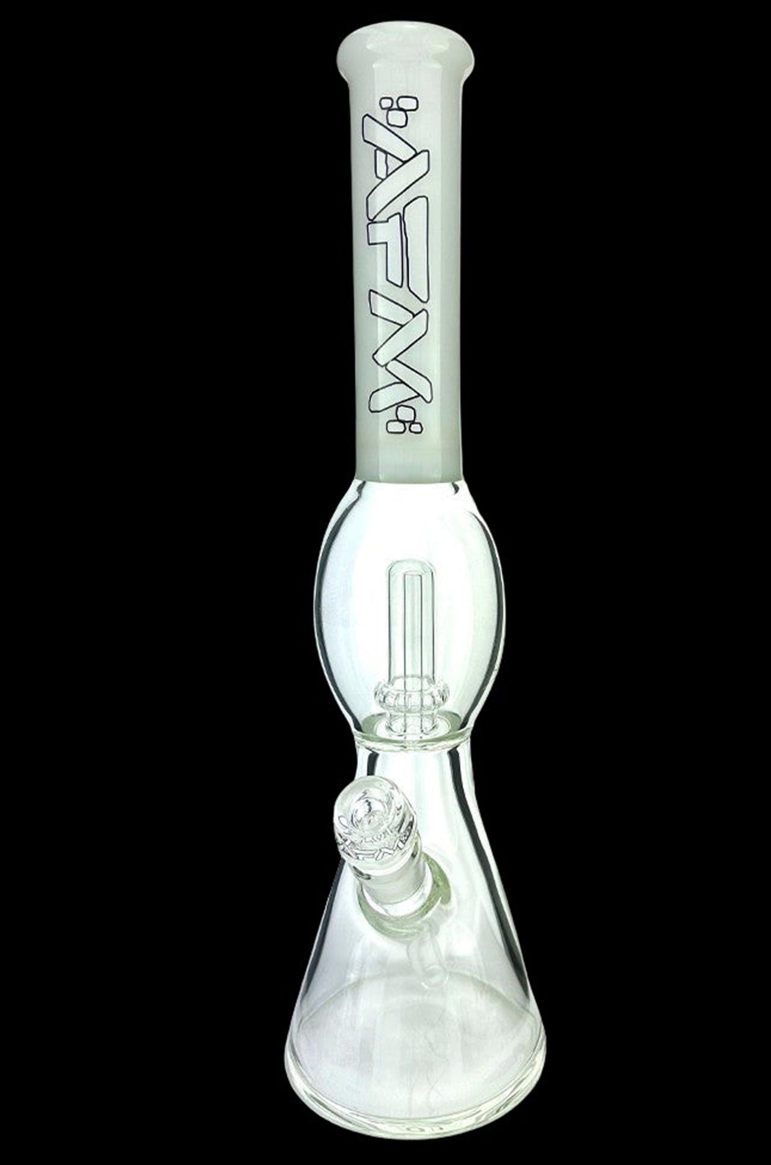 AFM Stunning UFO Color Sleeve Glass Beaker Bong - An Unforgettable Smoking Experience