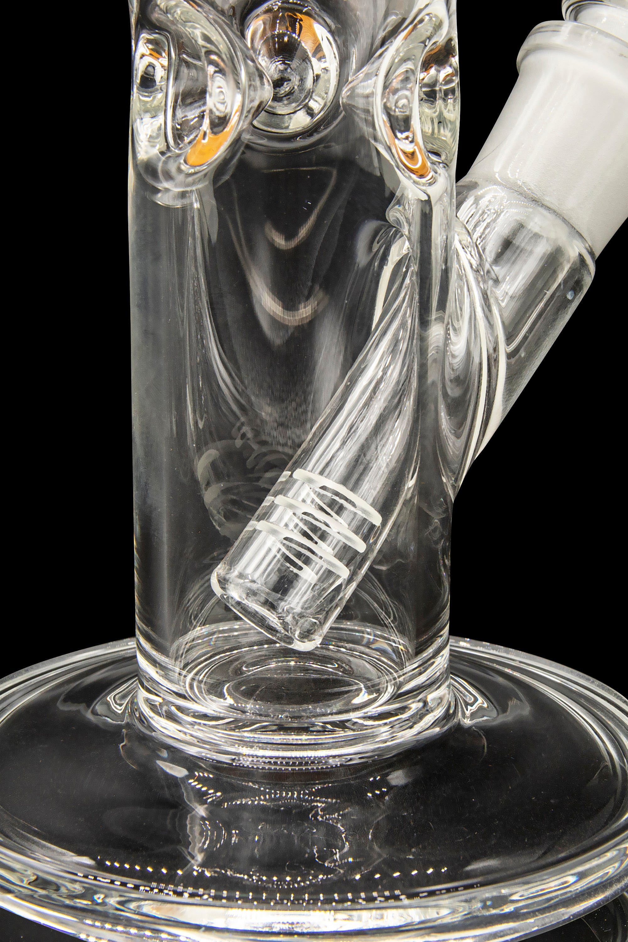 LA Pipes Borosilicate Glass Straight Tube Bong - A Timeless Classic