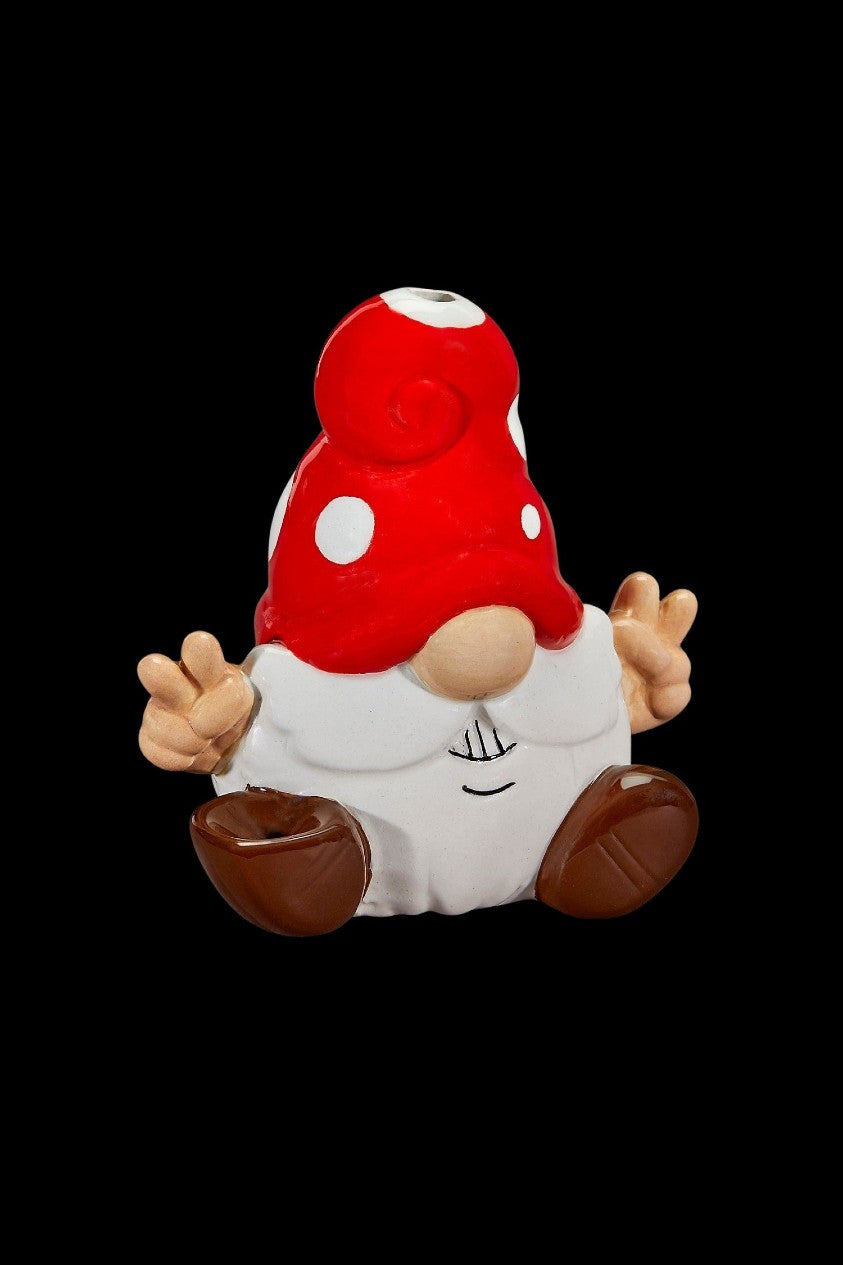 Charming Mini Gnome Smoking Pipe
