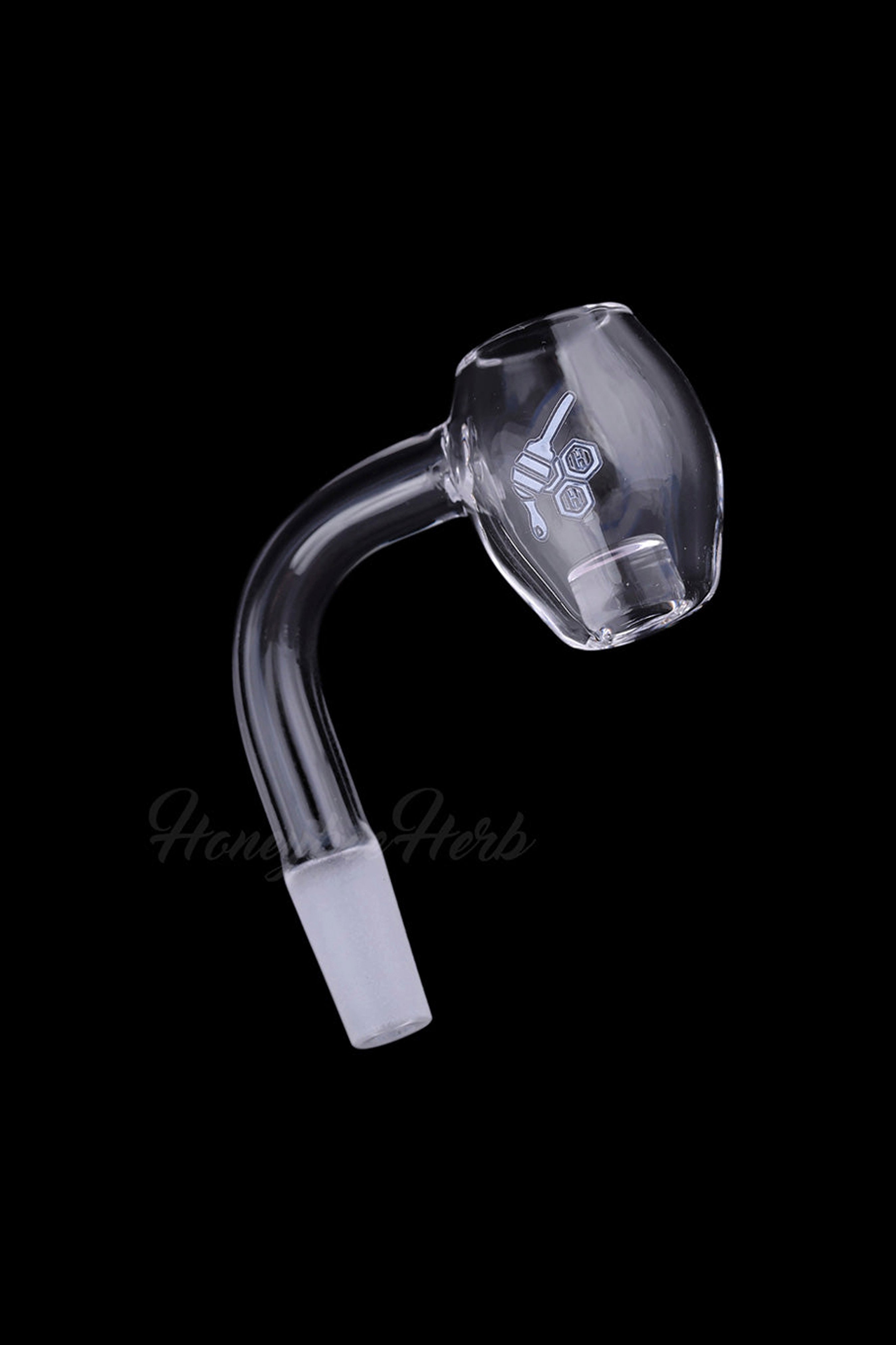 Honeybee Herb's Stunning Yellow Line Honey Barrel Core Reactor Quartz Banger