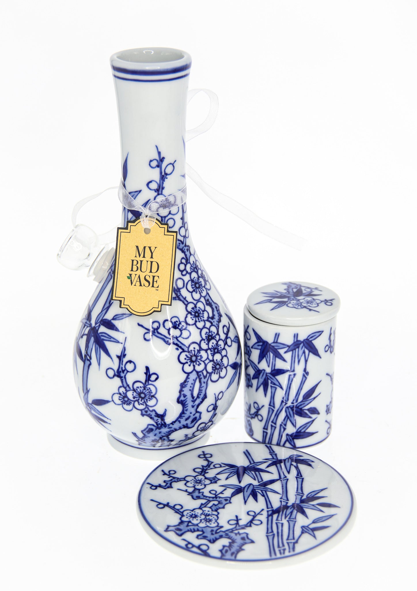 My Bud Vase Luck Porcelain Bong Set: A Stunning Smoking Companion