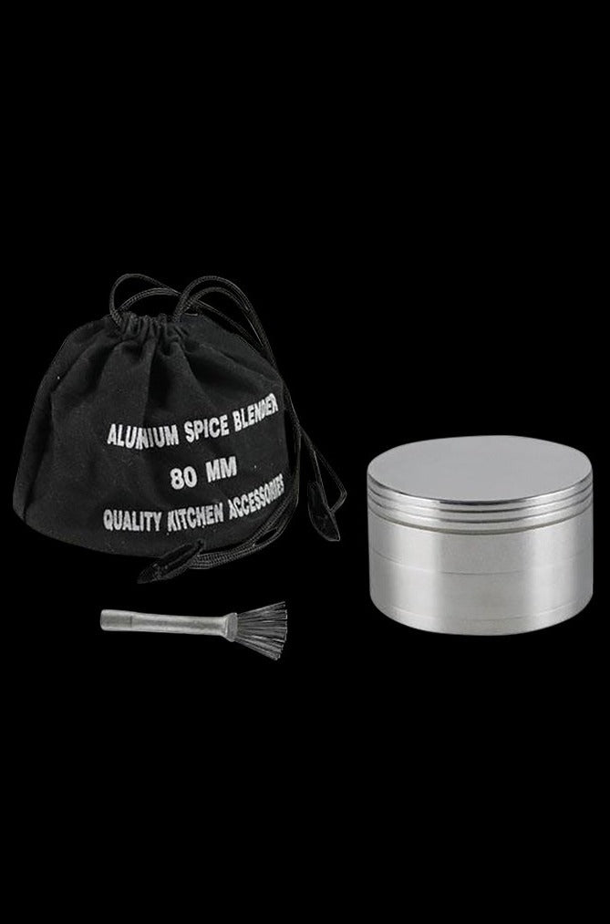 Portable Metal 4-Piece Weed Grinder