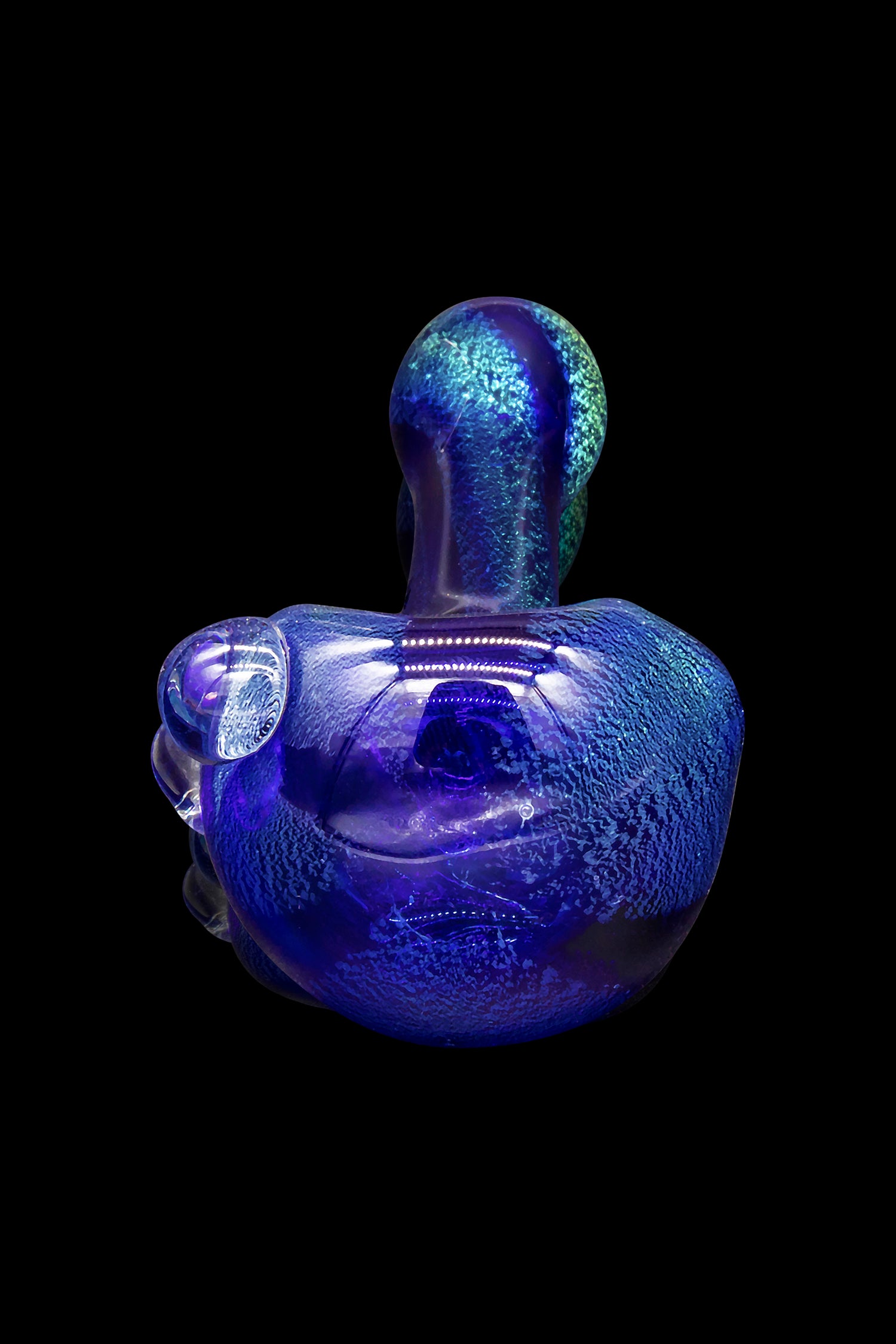 LA Pipes Blue Dream Solid Blue Dichro Spoon - A Smoking Marvel