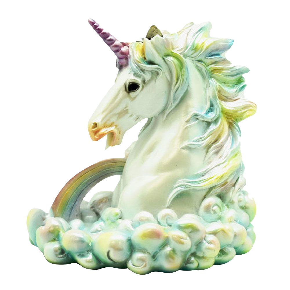 Enchanting Cloud - Breathing Unicorn Backflow Incense Burner