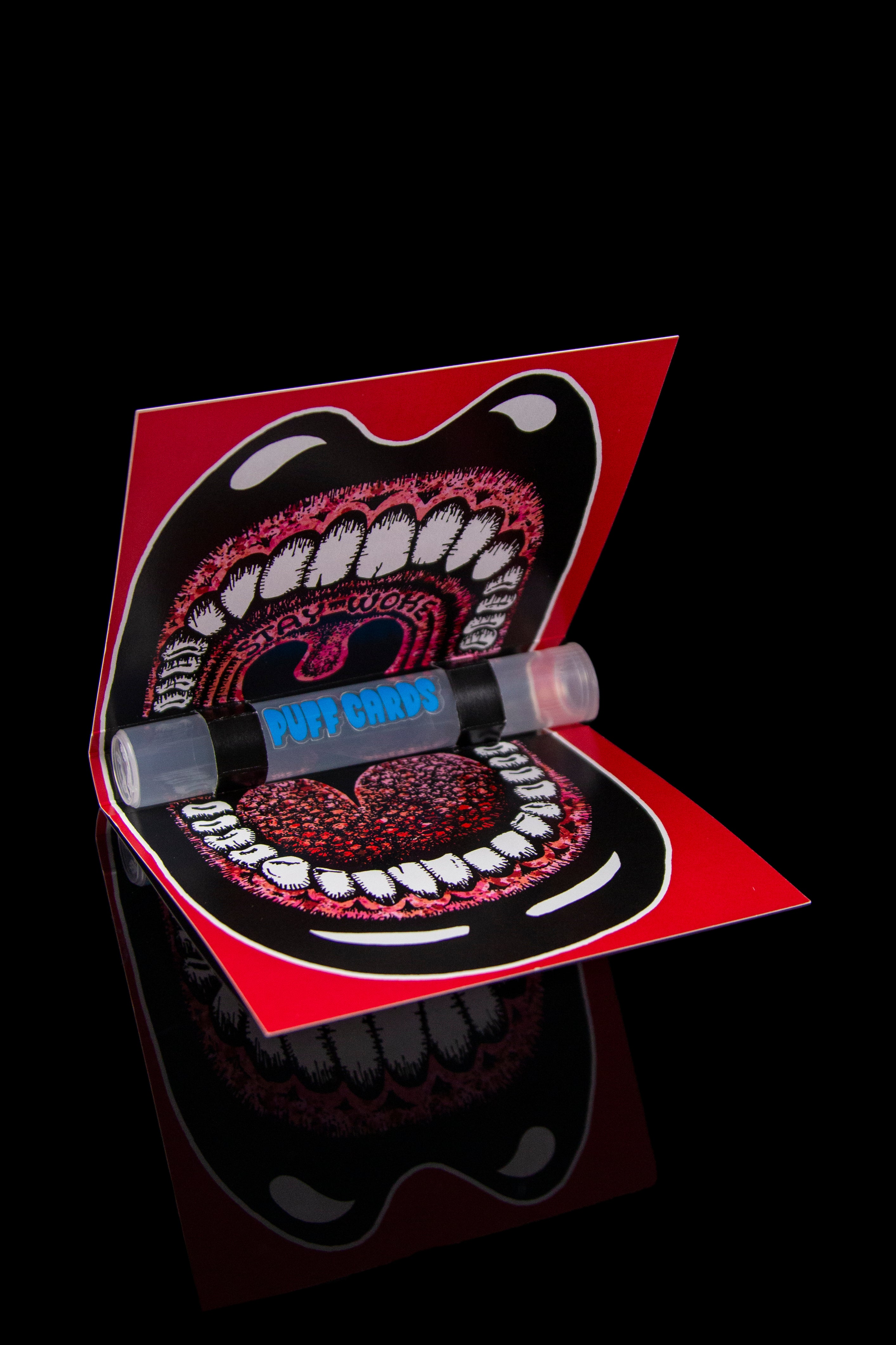 Puff Cards: Cannabis - Storing Greeting Card with Smell - Resistant Tube