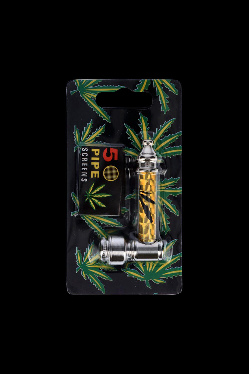 Colorful Metal Hand Pipe - Compact & Durable Smoking Companion