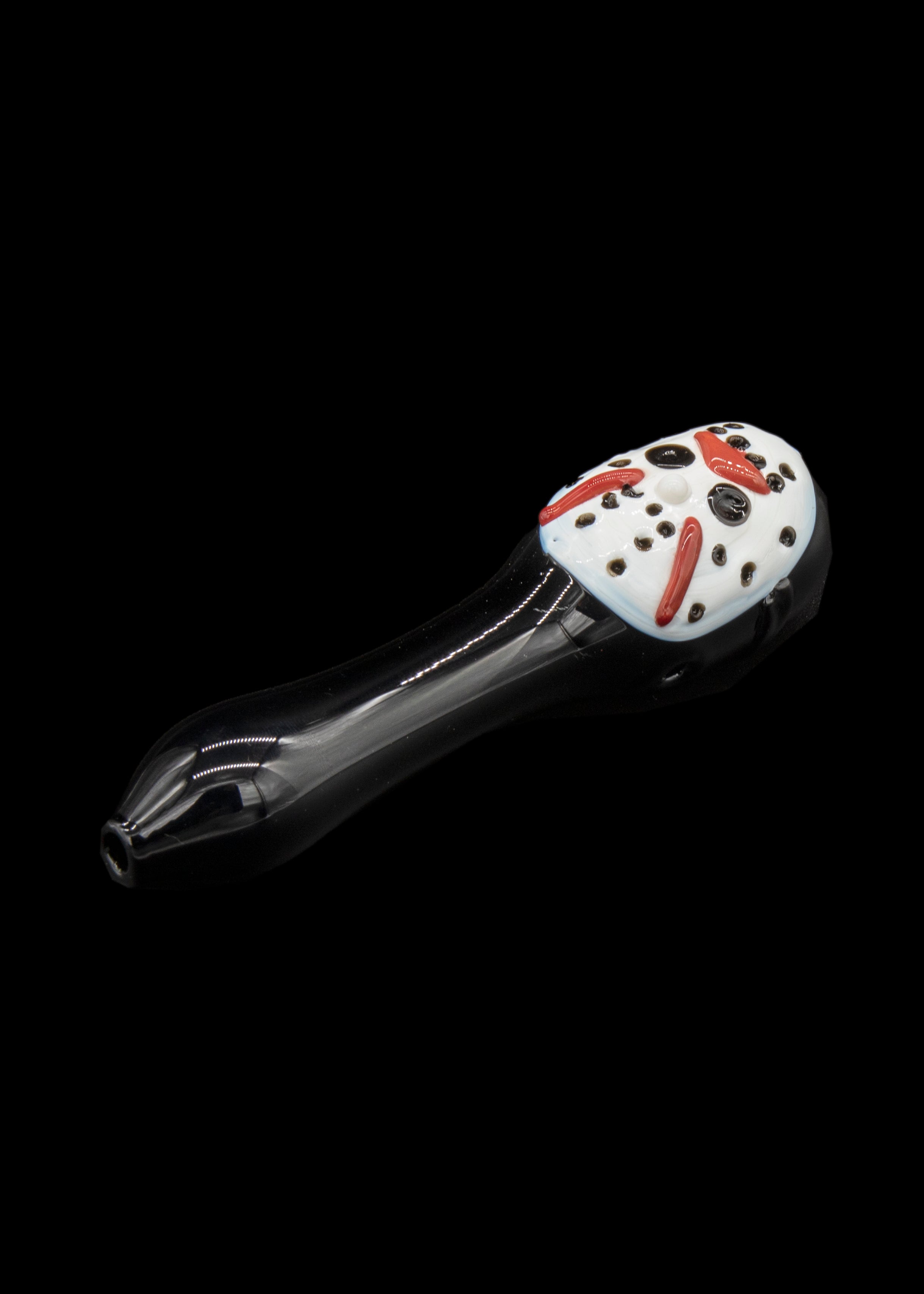 LA Pipes Frightening Hockey Mask Hand Pipe